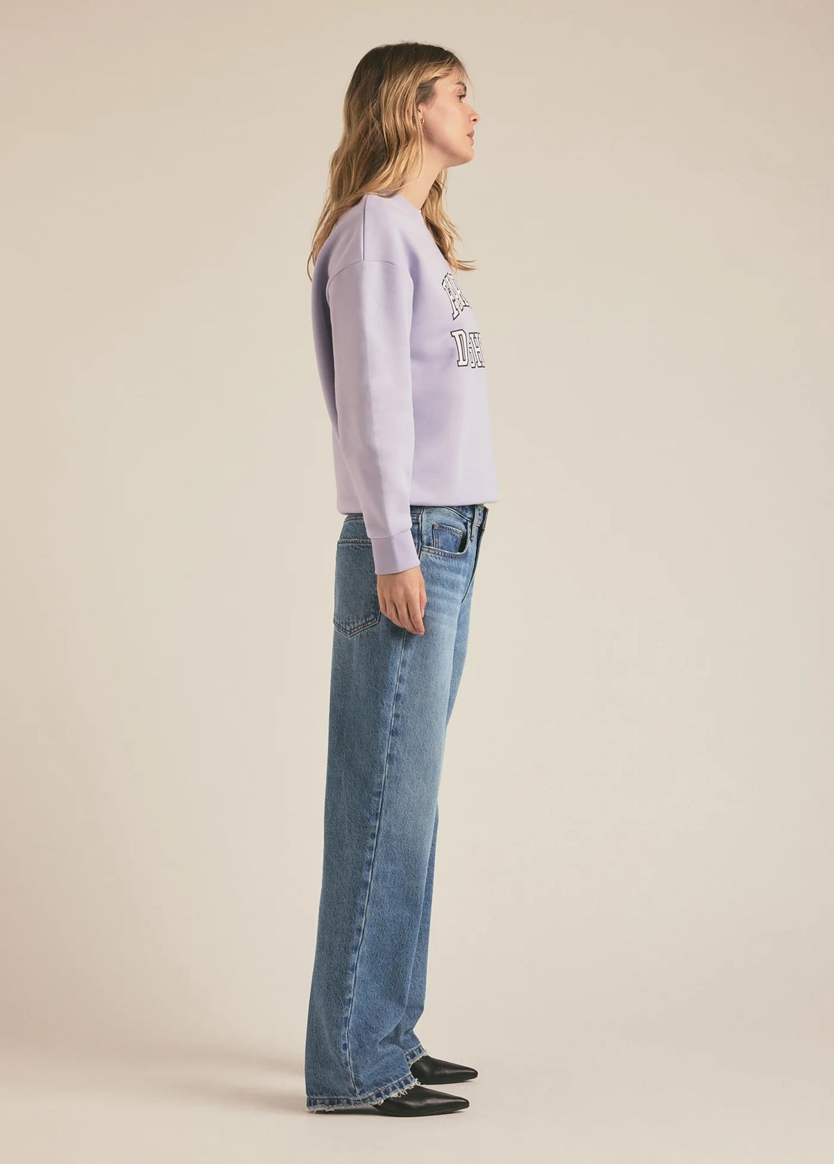 Favorite Daughter Collegiate Sweatshirt Lavender