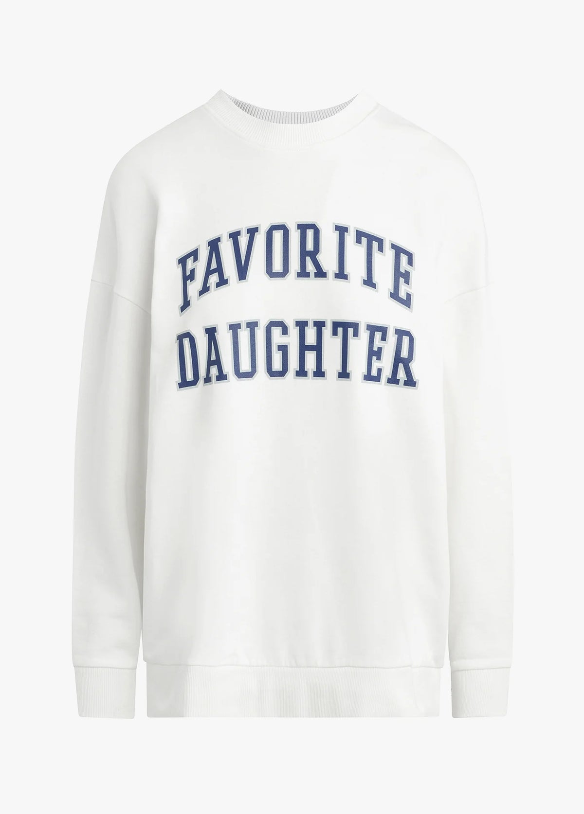 Favorite Daughter Collegiate Sweatshirt White