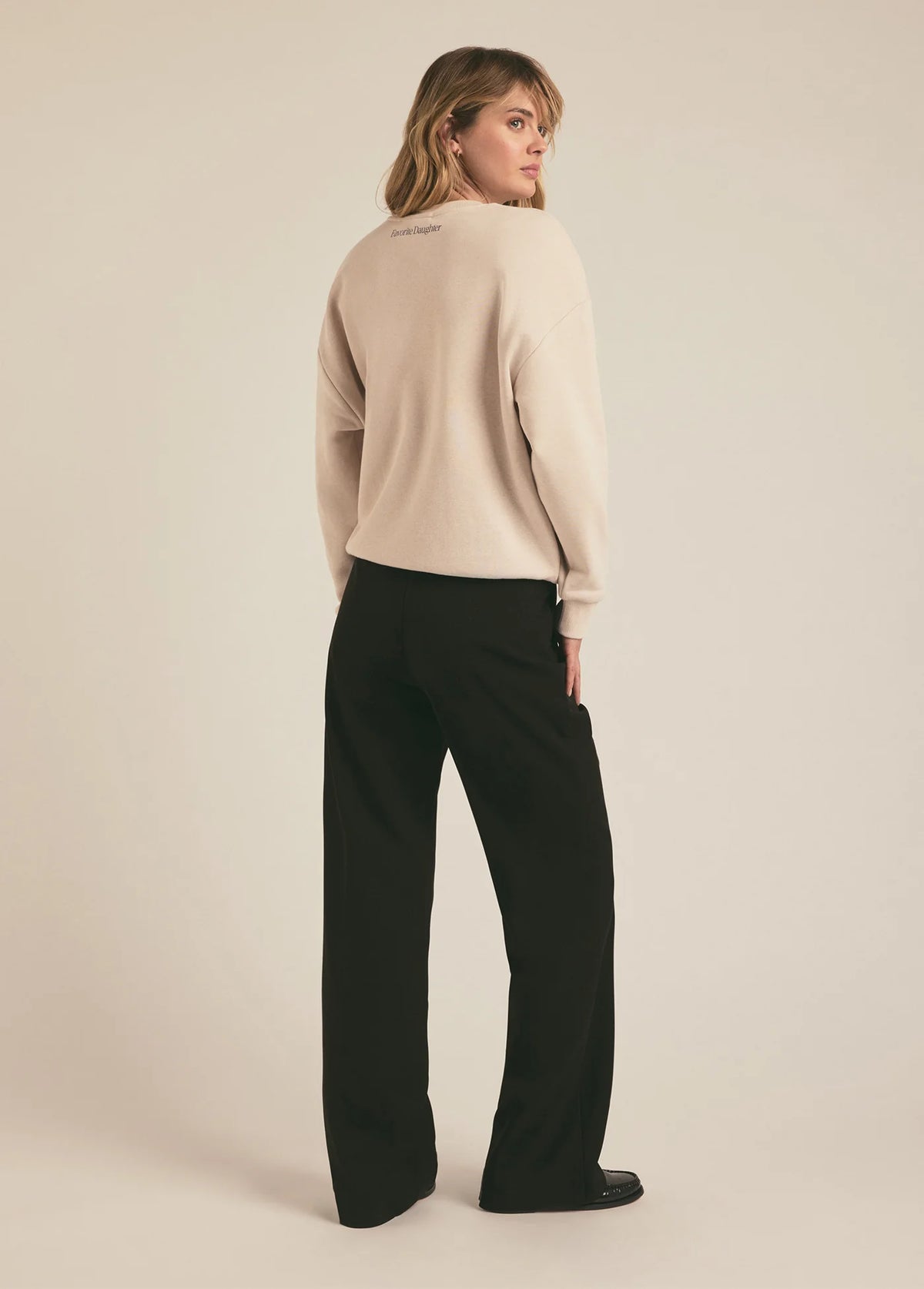 Favorite Daughter Dad's Favorite Sweatshirt Heather Oatmeal