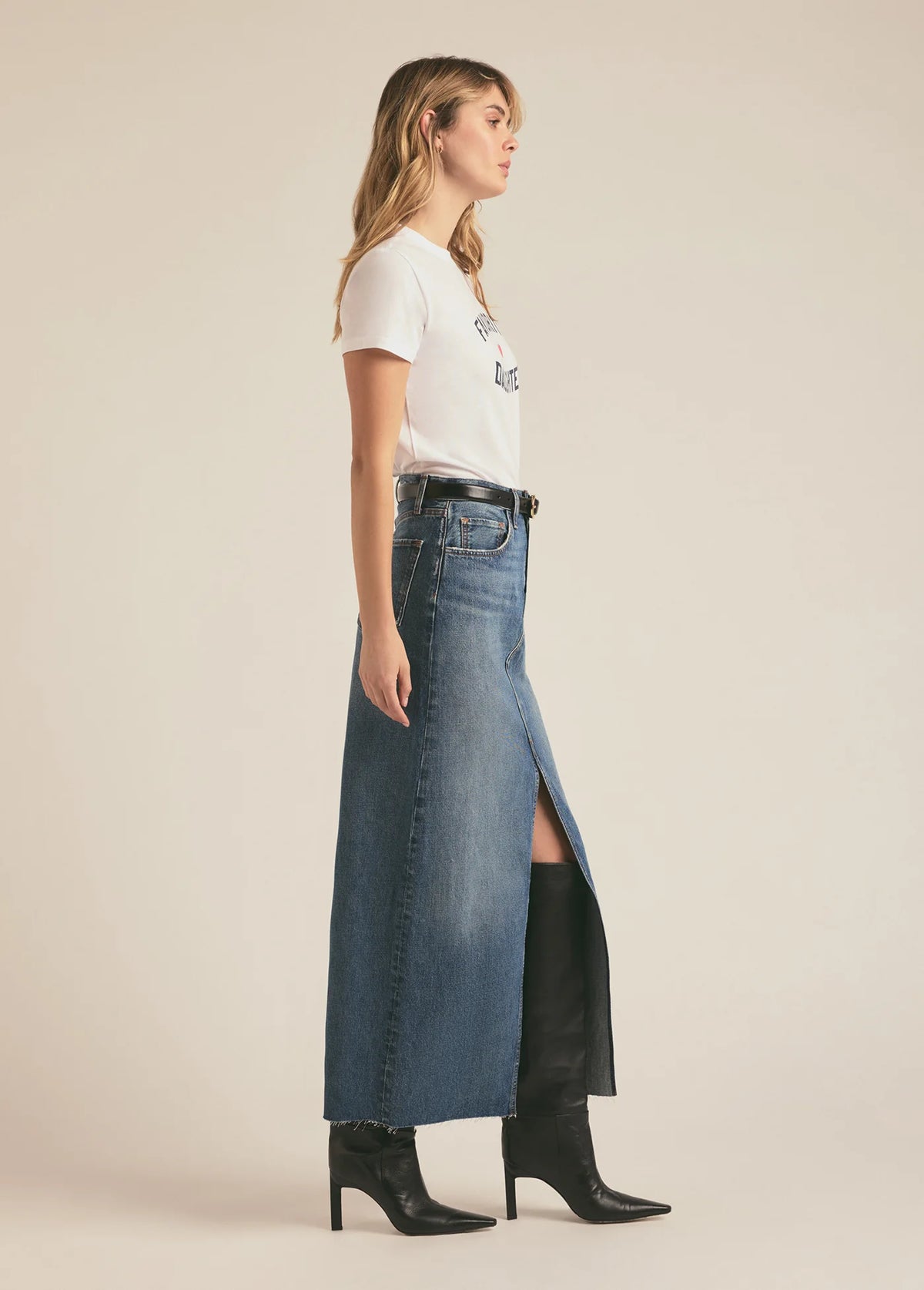 Favorite Daughter Logo Tee White