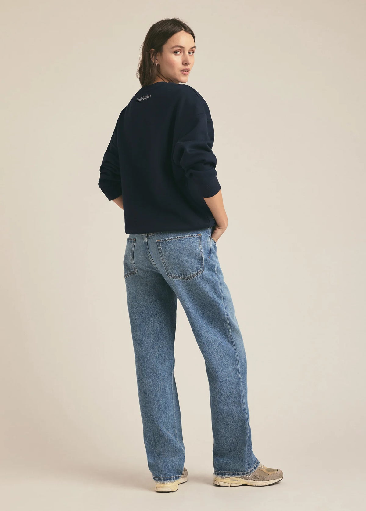 Favorite Daughter Sports Mom Sweatshirt in navy