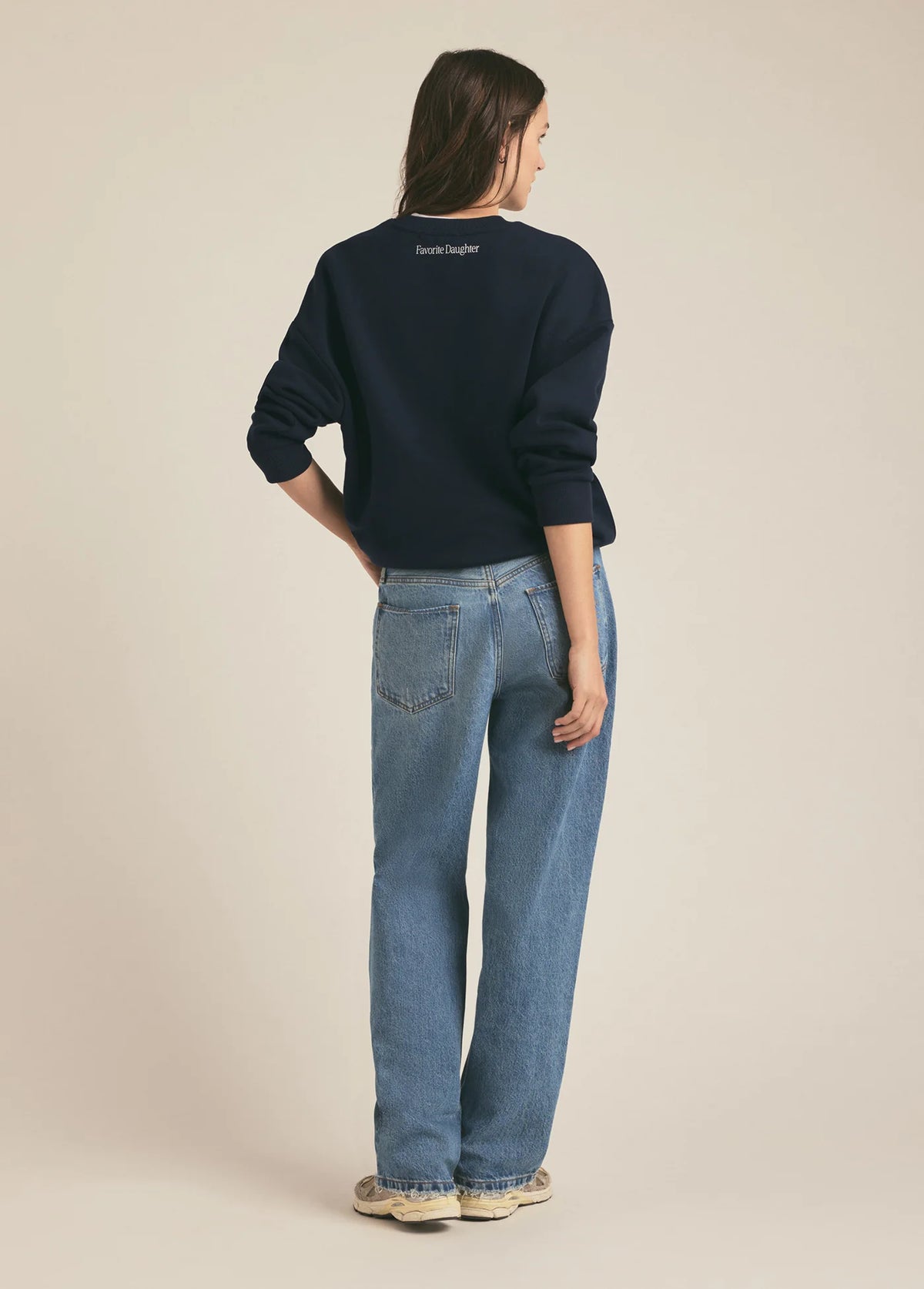 Favorite Daughter Sports Mom Sweatshirt in navy