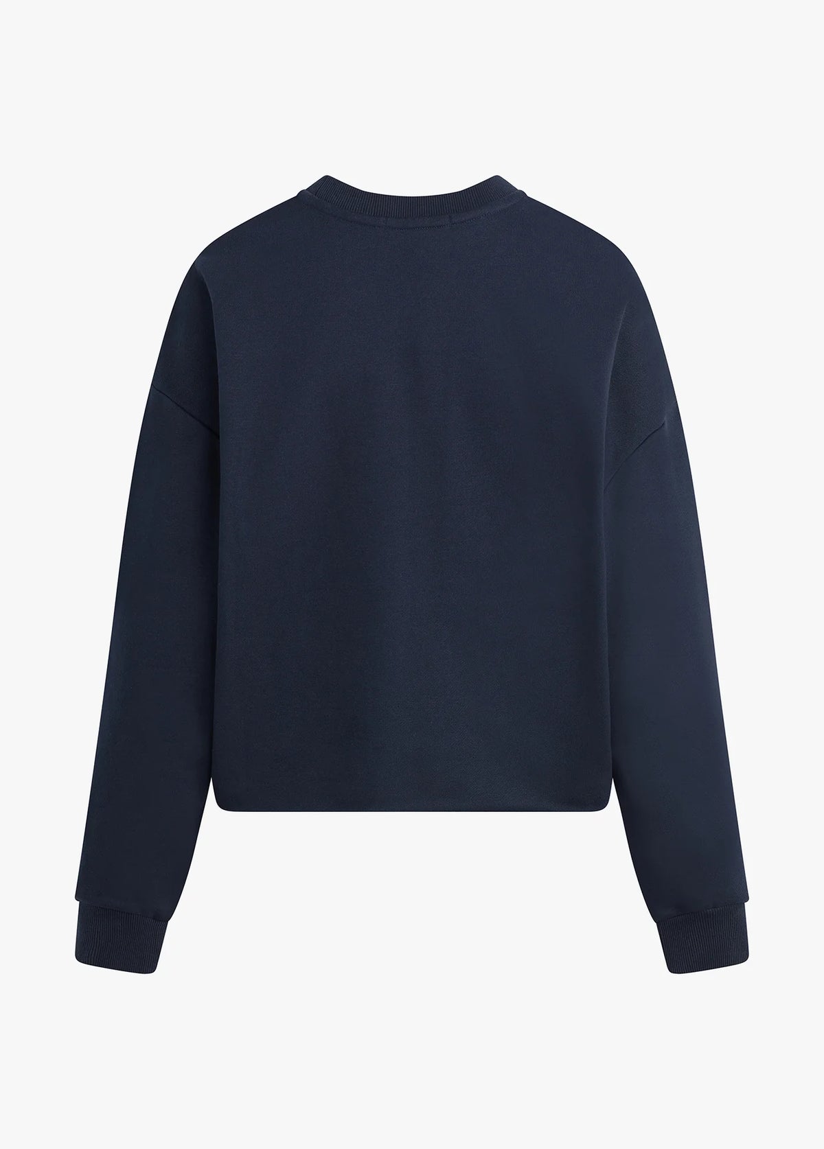 Favorite Daughter The Cropped Collegiate Sweatshirt Navy