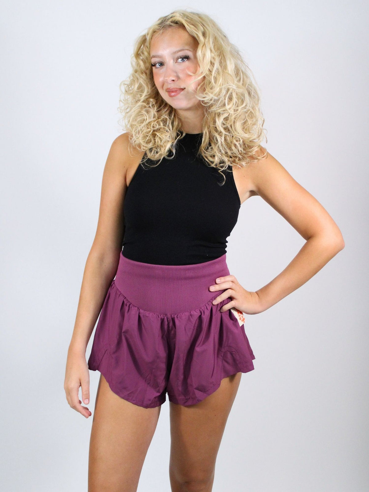 FP Movement Carpe Diem Shorts Deep Mulberry