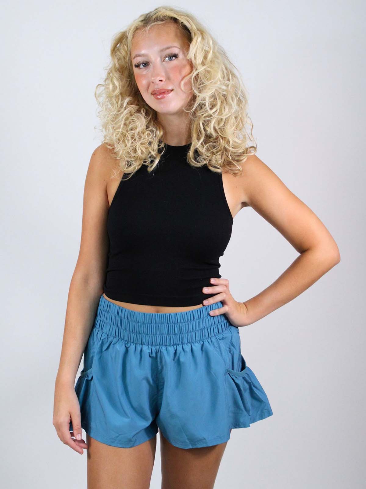 FP Movement Get Your Flirt On Shorts Celestial Blue