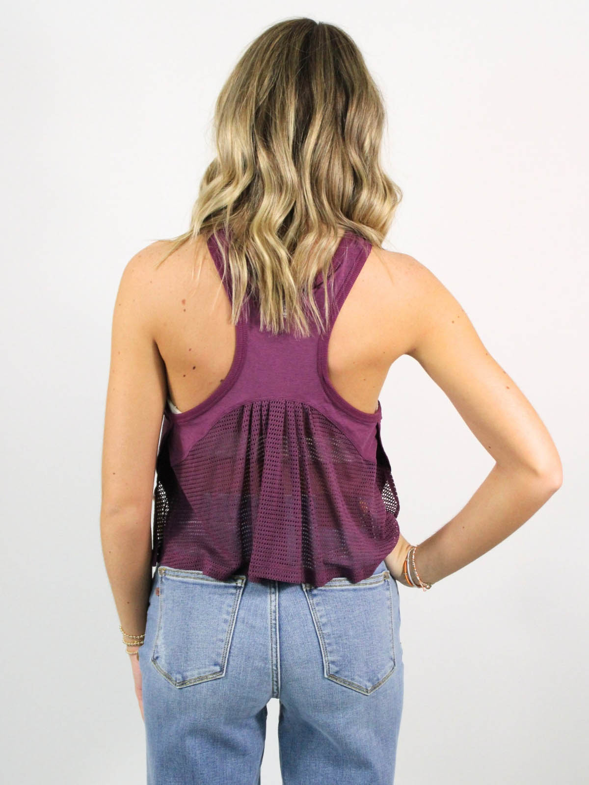 FP Movement Tempo Flash Finish Tank Deep Mulberry