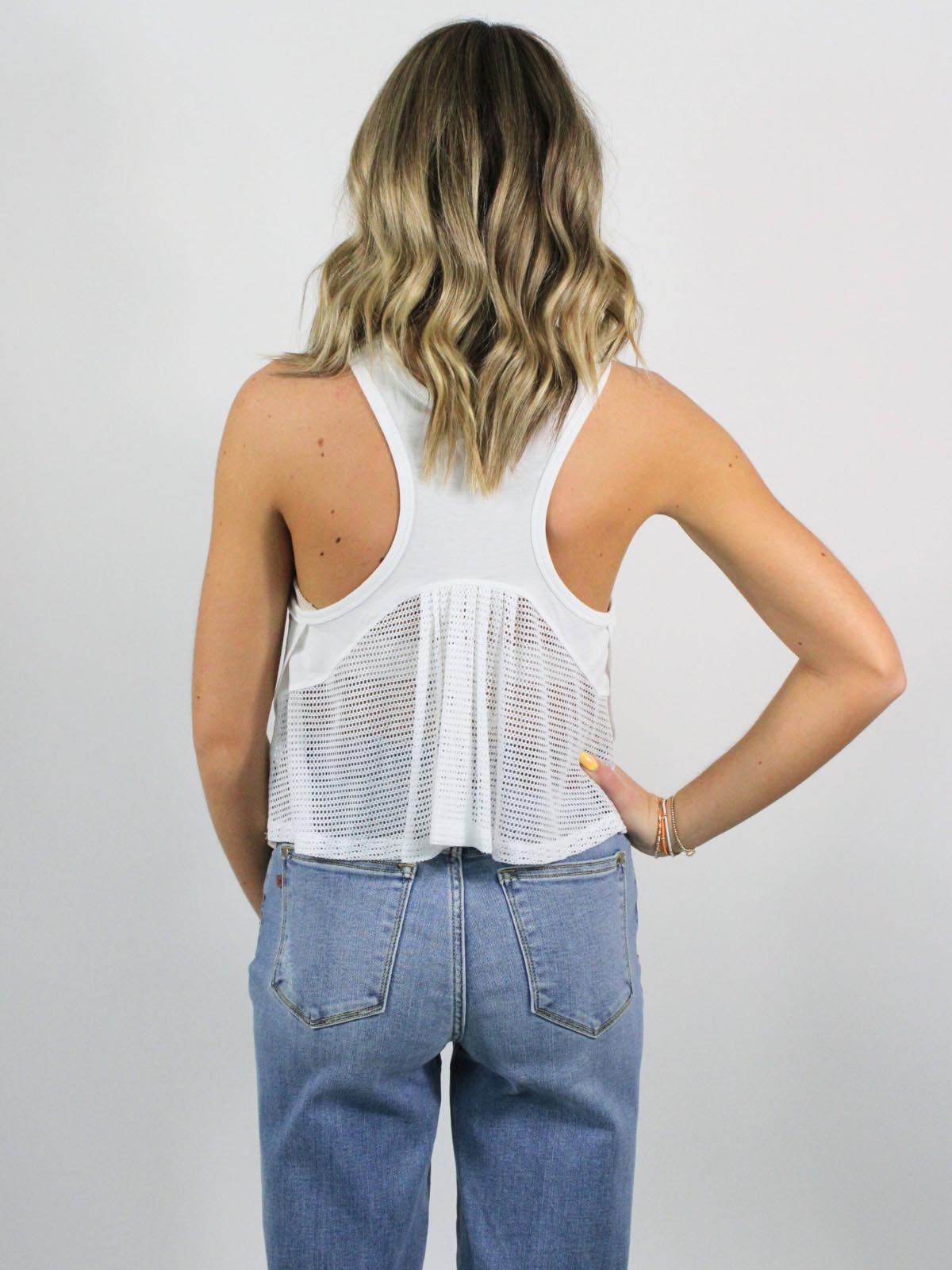 FP Movement Tempo Flash Finish Tank White