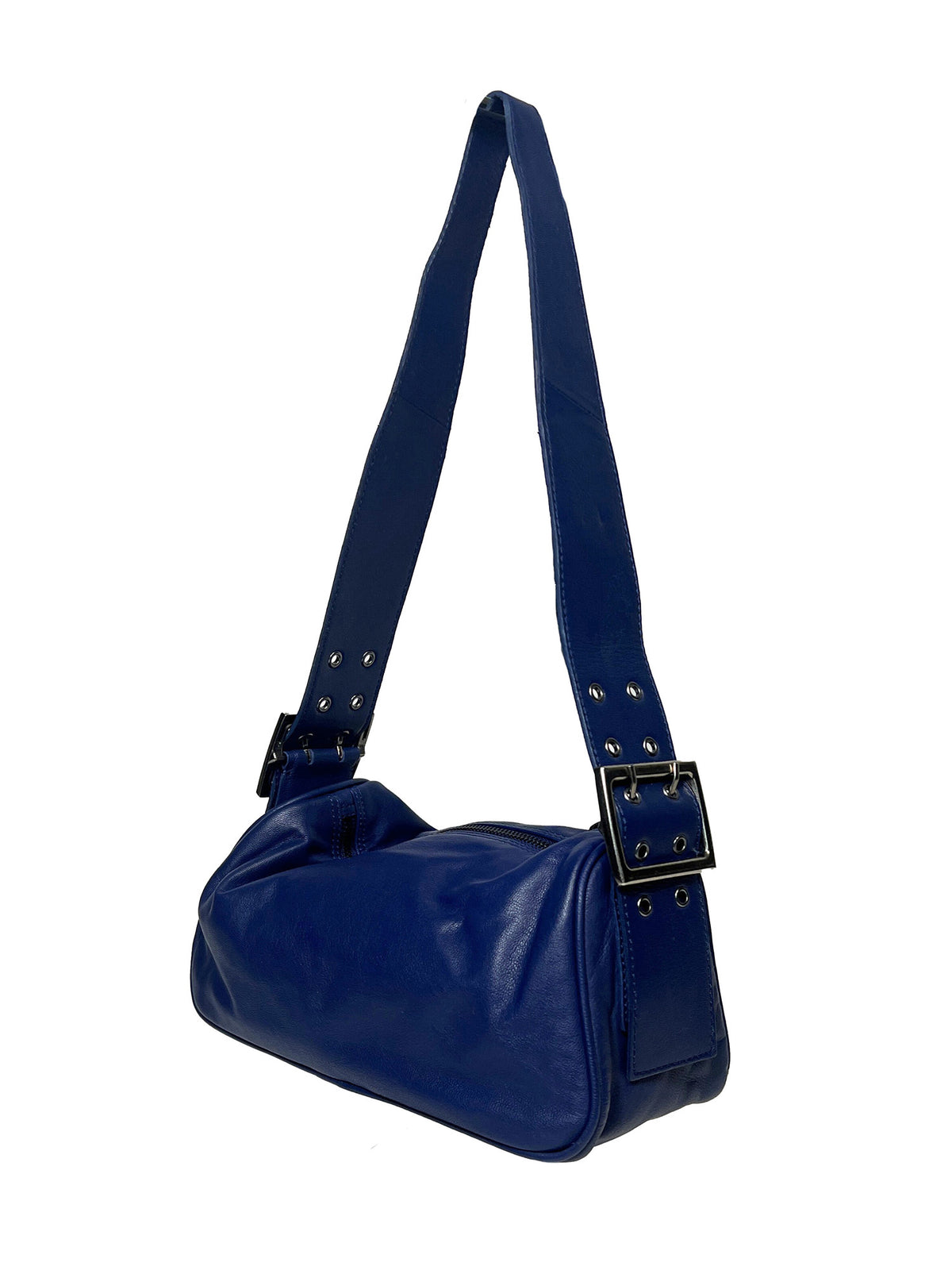 Free People Arm Candy Leather Bag Indigo