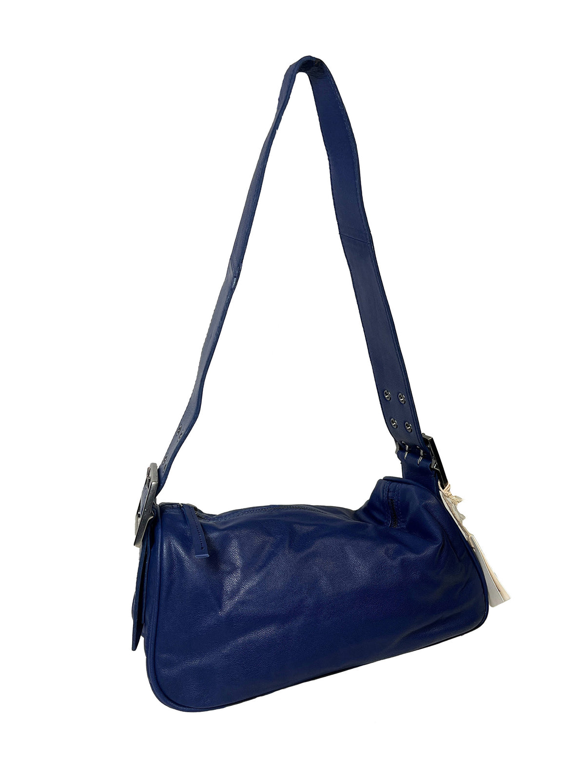 Free People Arm Candy Leather Bag Indigo