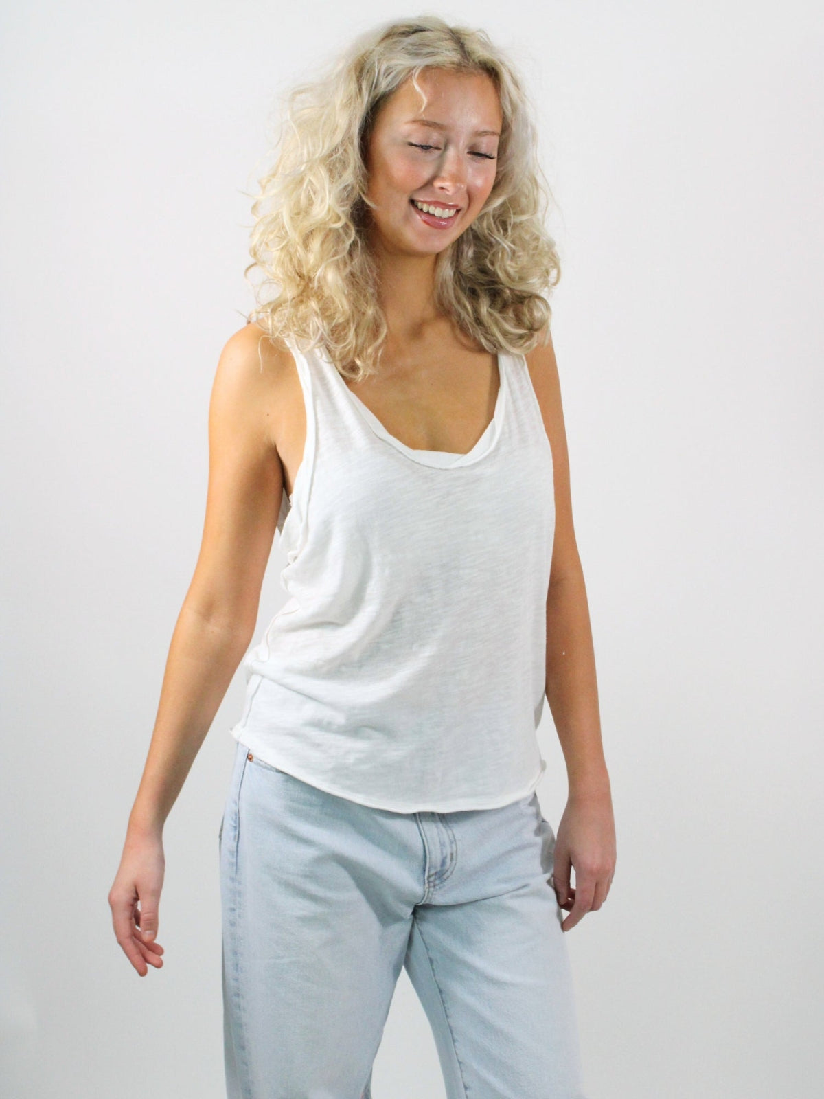 We The Free Easy Tank Clean Ivory