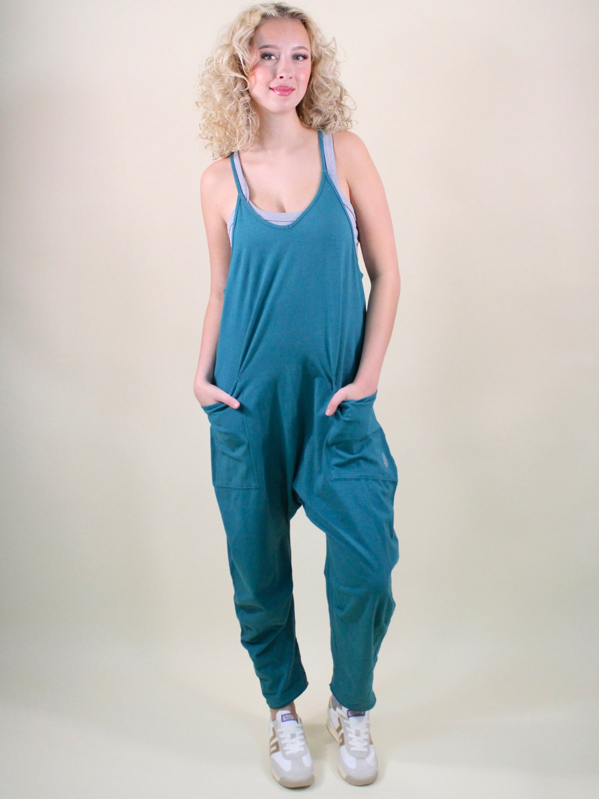 Free People Hot Shot Onesie Romper End Zone
