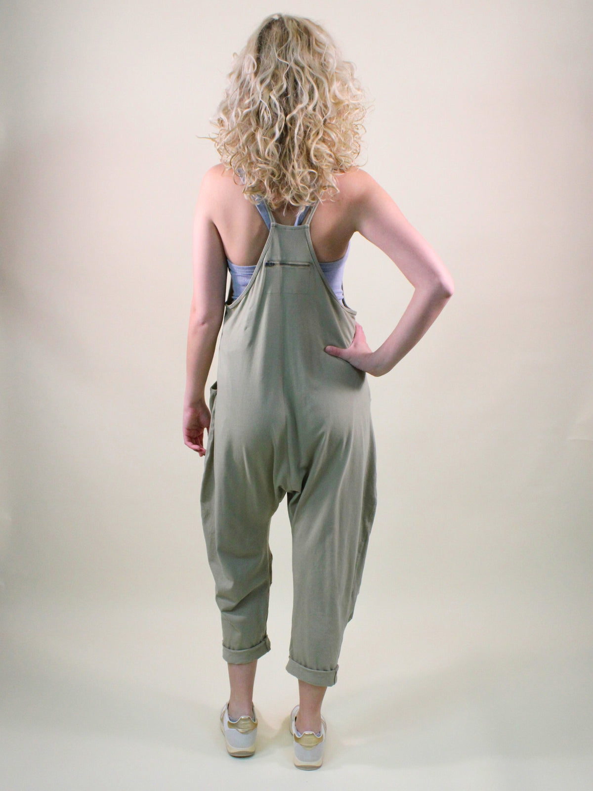 Free People Hot Shot Onesie Romper Sage Stone