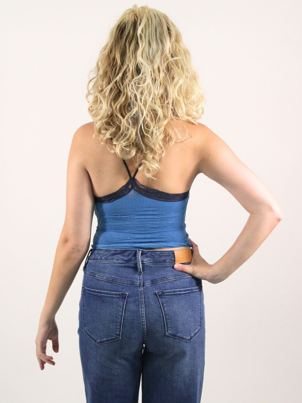 Free People Jules Seamless Cami Deepwater Combo