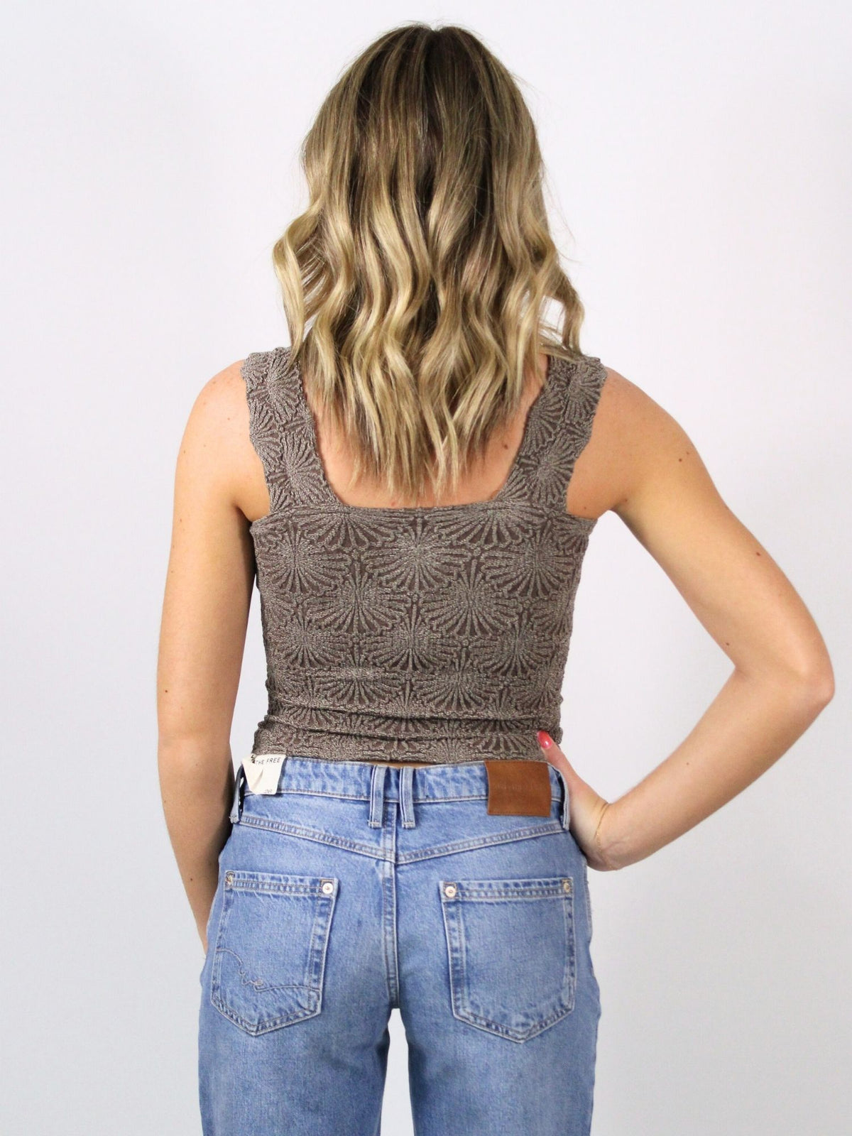 Free People Love Letter Cami French Chocolate