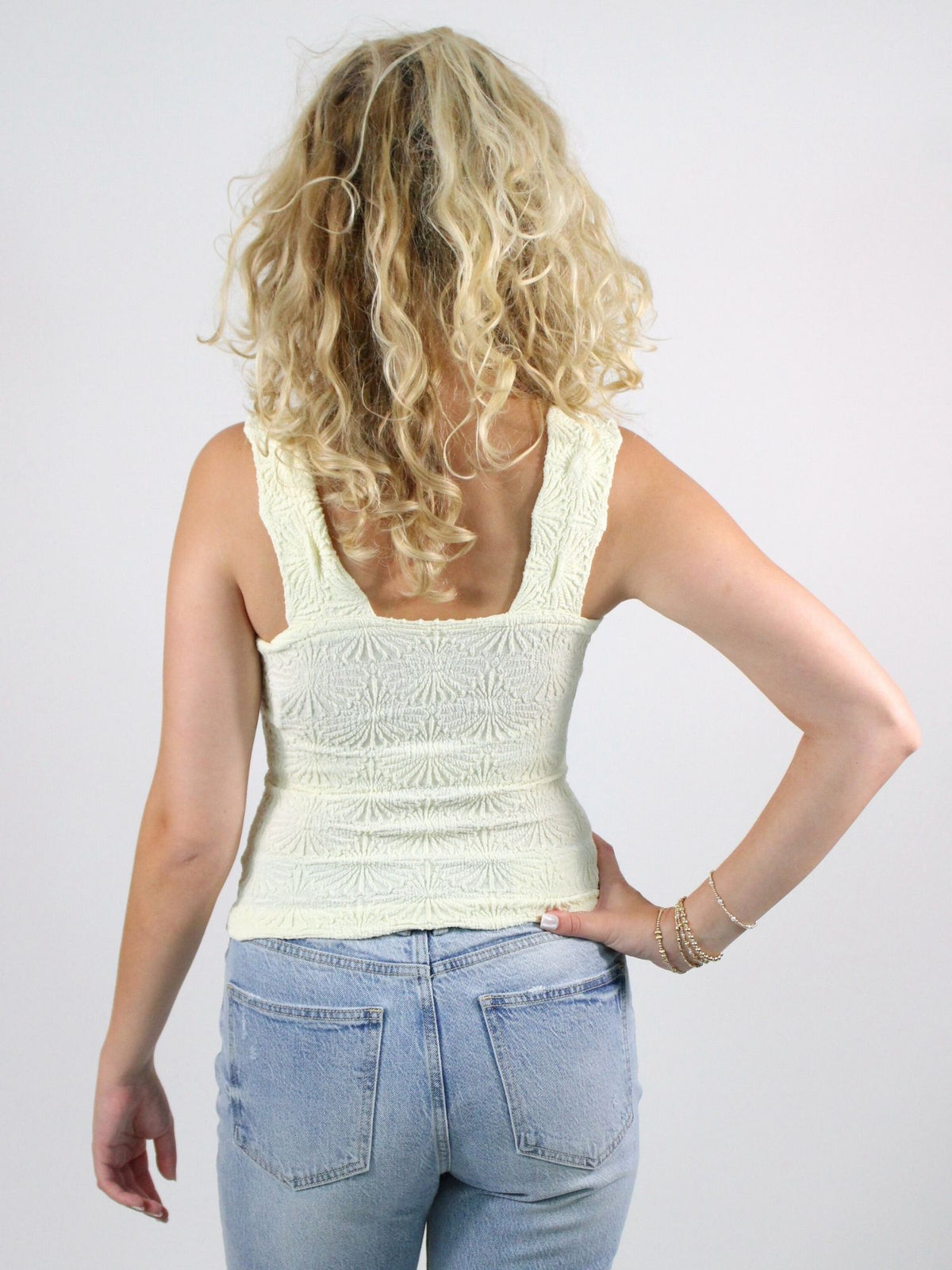 Free People Love Letter Cami Clean Ivory