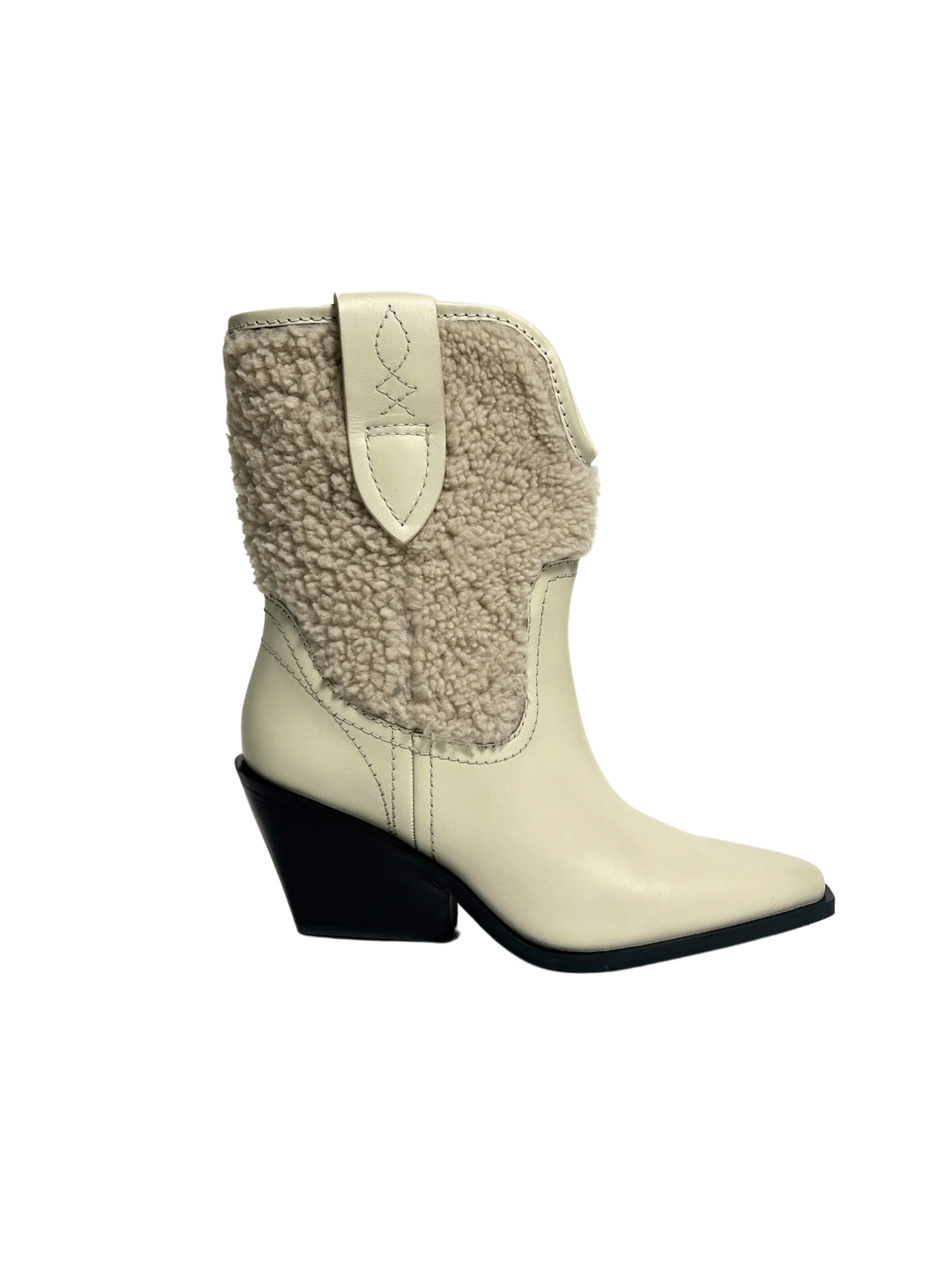 free people pitchfork point shearling boot arctic fox side detail