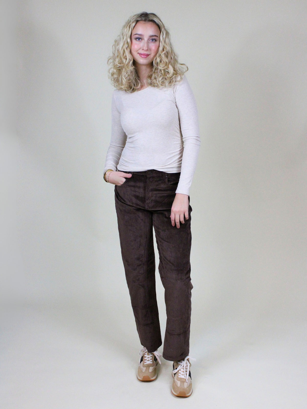 Free People Risk Taker Mid-Rise Cord Jeans