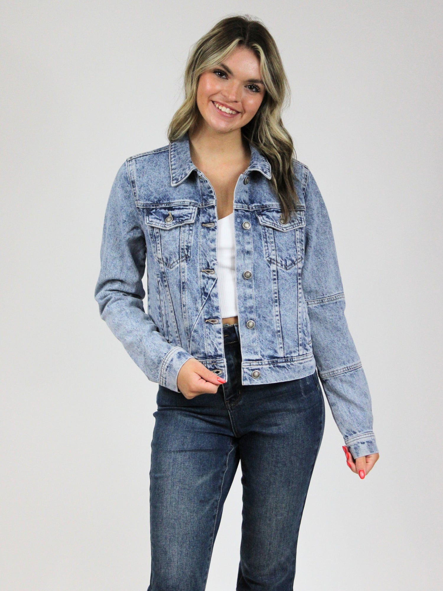 Free People Denim store Jacket