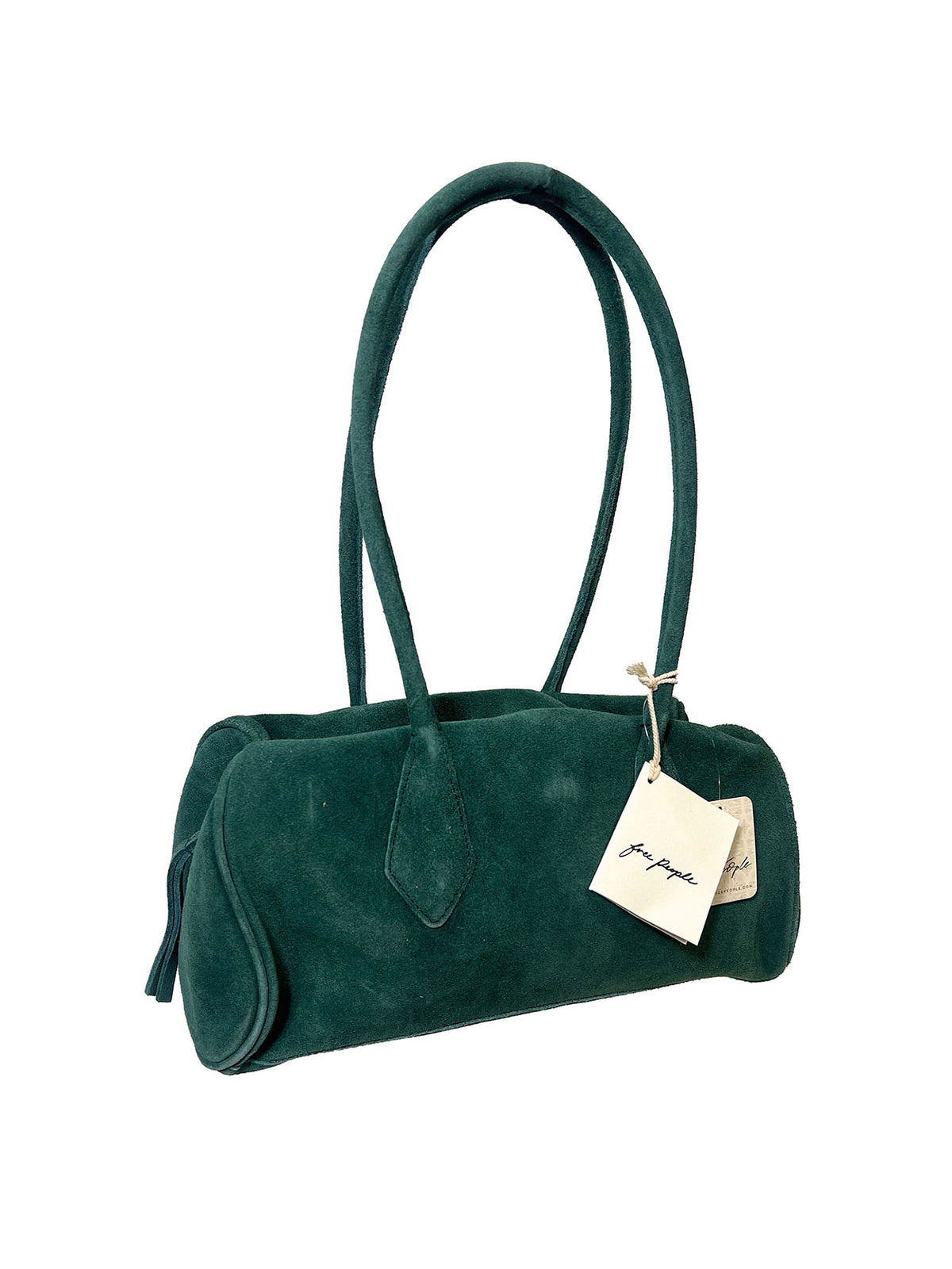 Free People Sierra Suede Shoulder Bag in Emerald