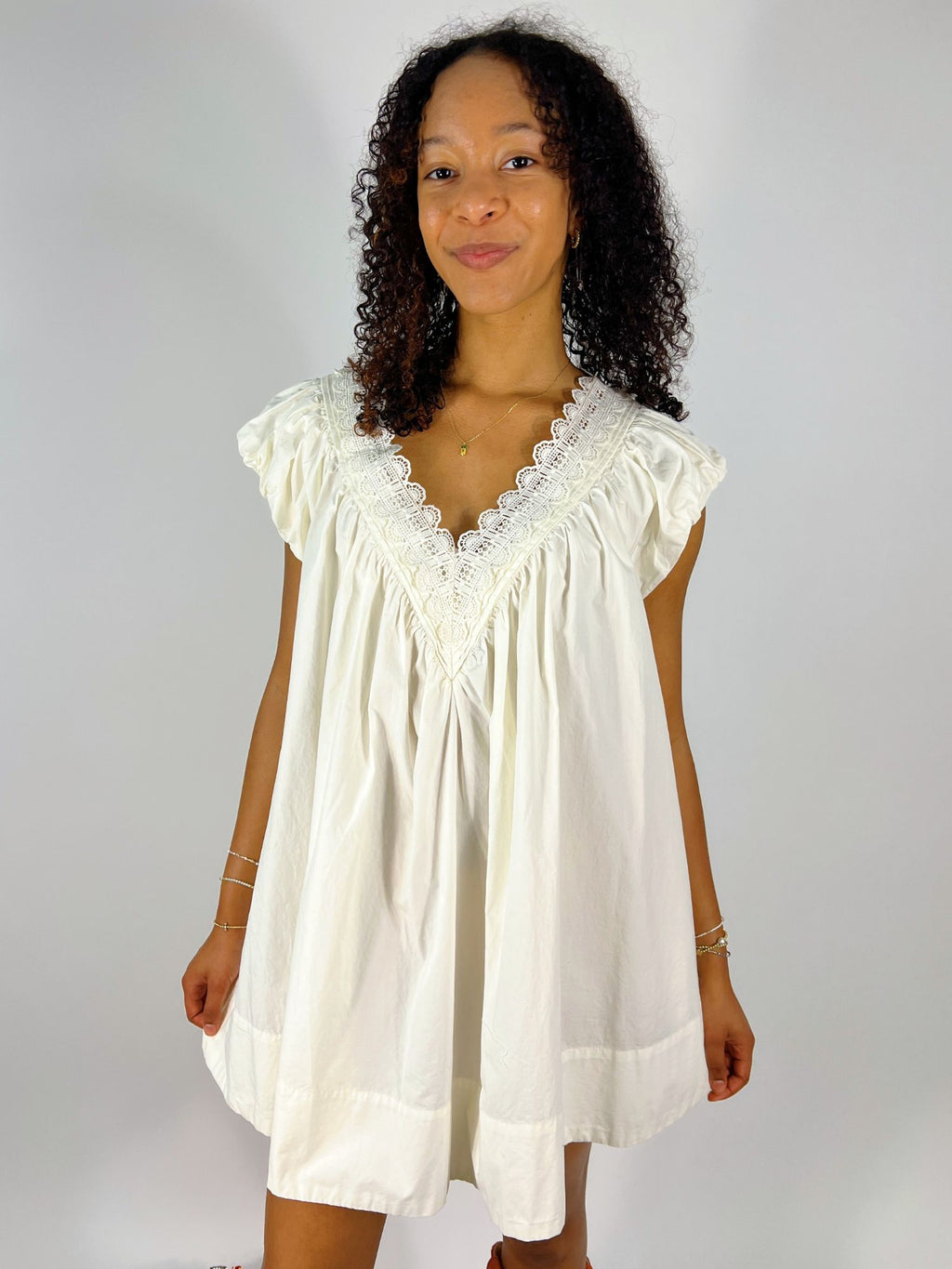 Free People Specialty Sweet Surrender Mini Dress , Pristine Denim Nuuly