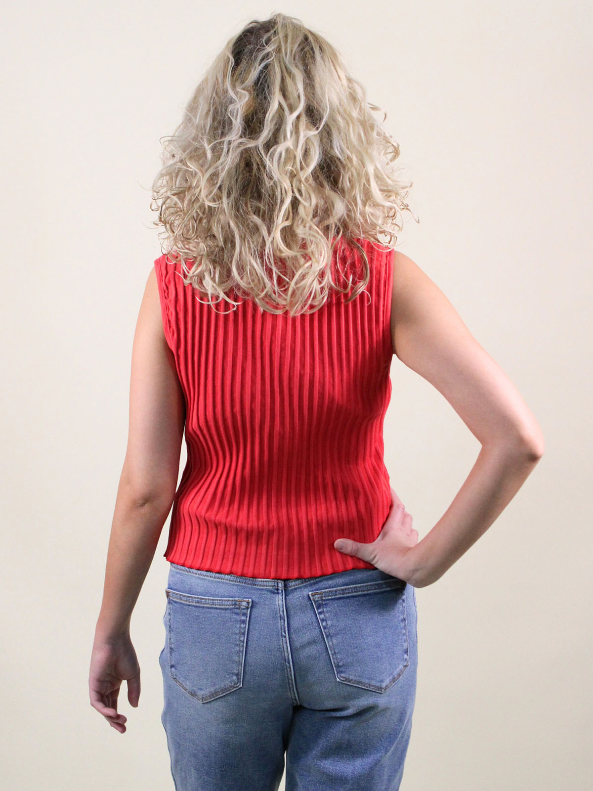 Free People Tilly Vest Tomato