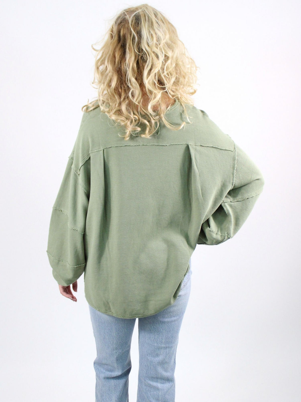 We The Free Total Eclipse Tee Oil Green