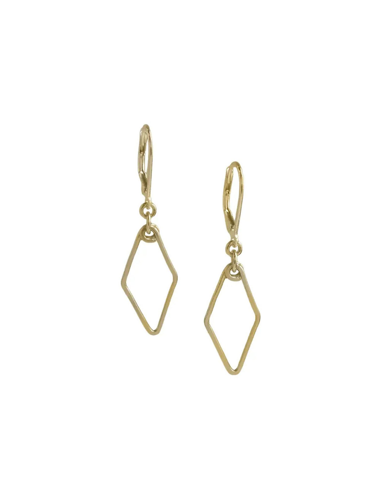 Little Mirage Diamond Earrings: Gold