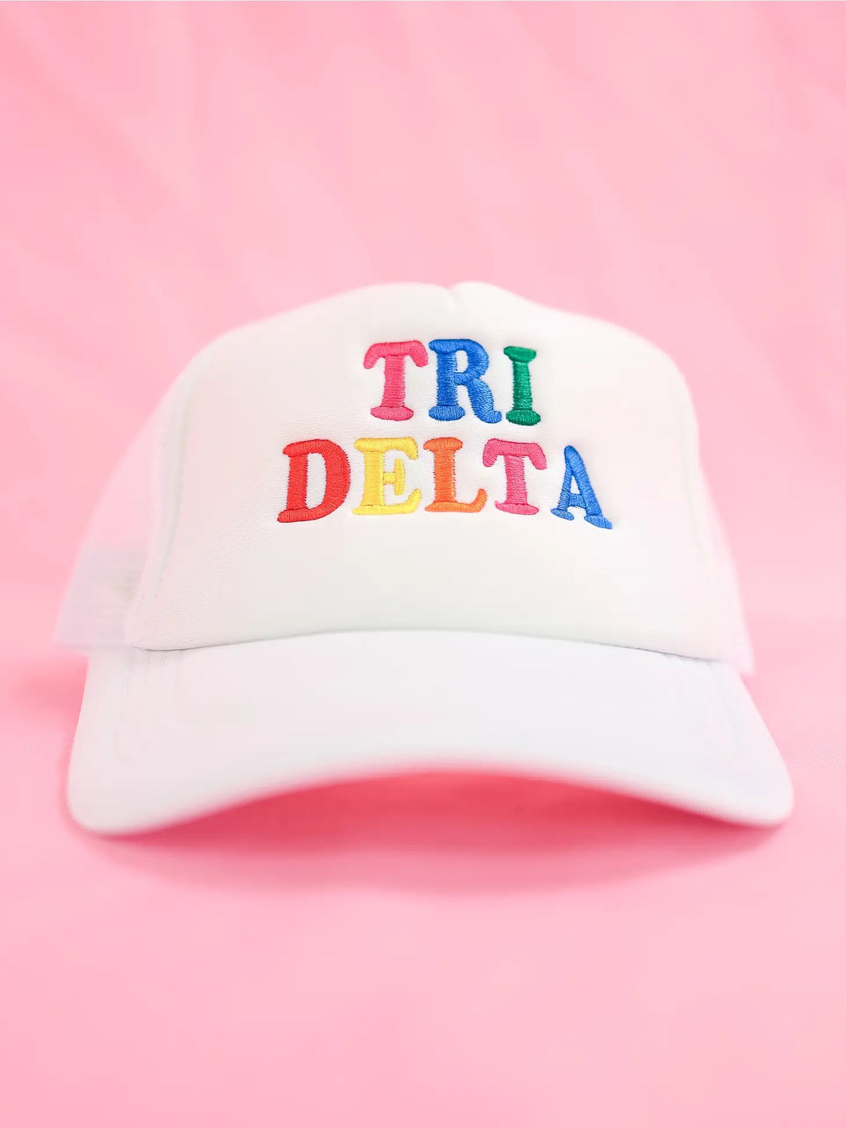 fun times sorority trucker hat delta delta delta