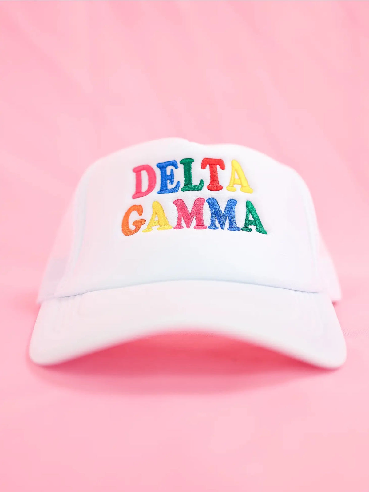 fun times sorority trucker hat delta gamma