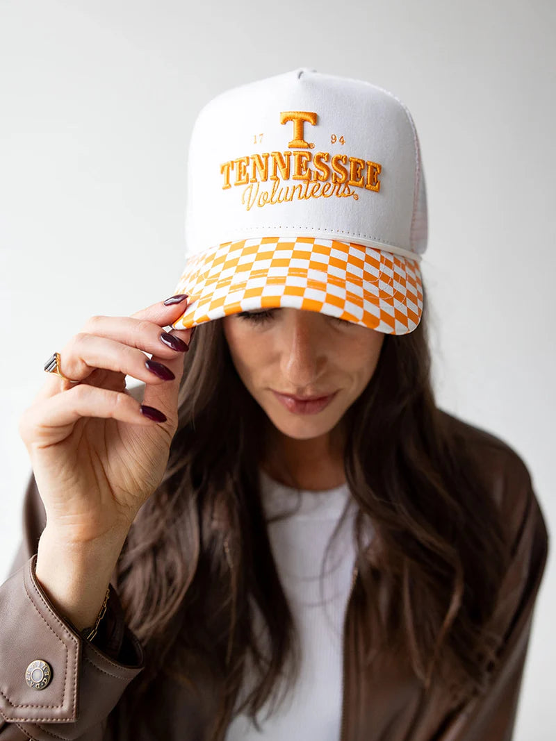 TN Albon Check Canvas Trucker Hat