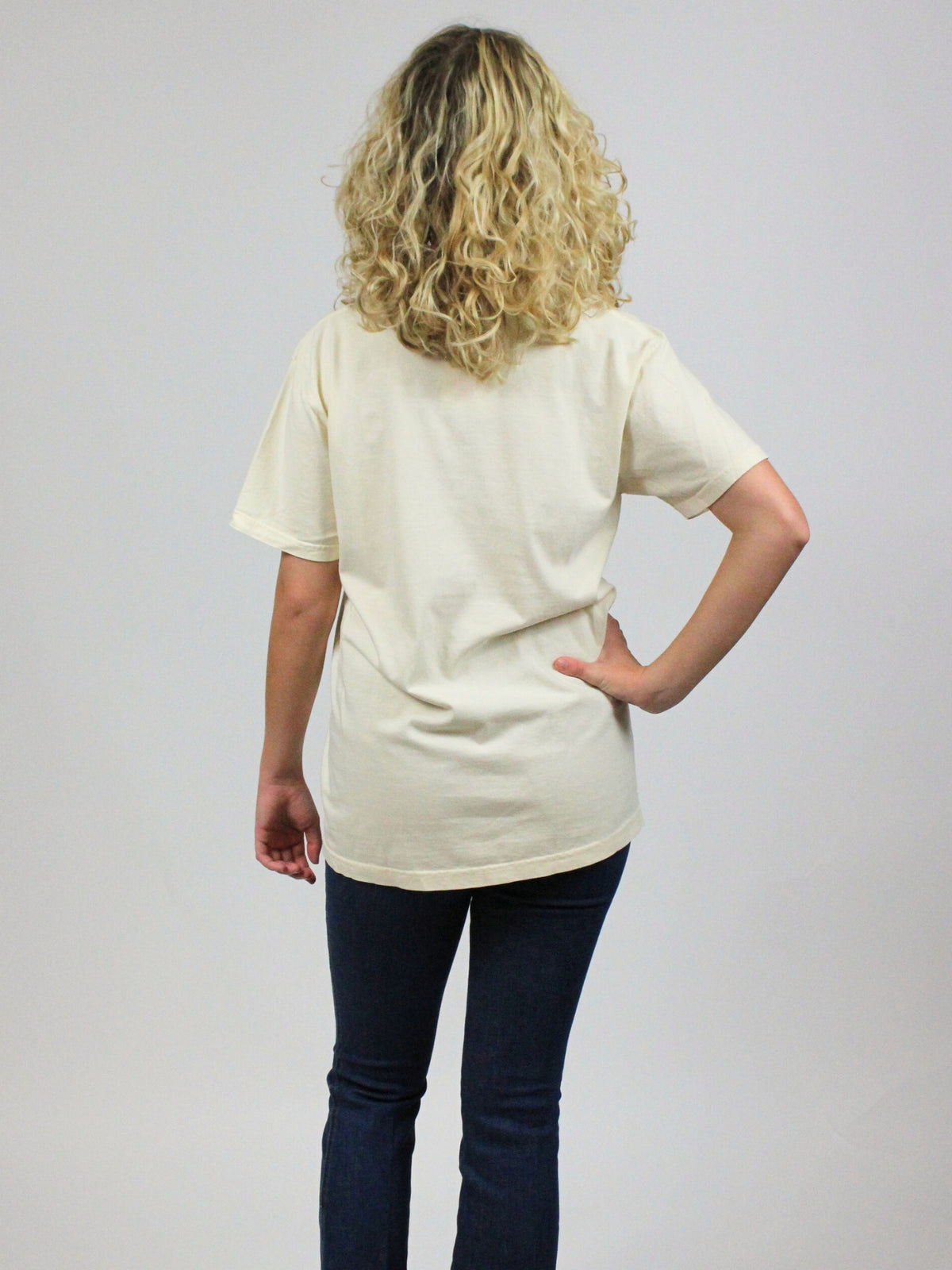 go vols tennessee gameday graphic tee in white back model view