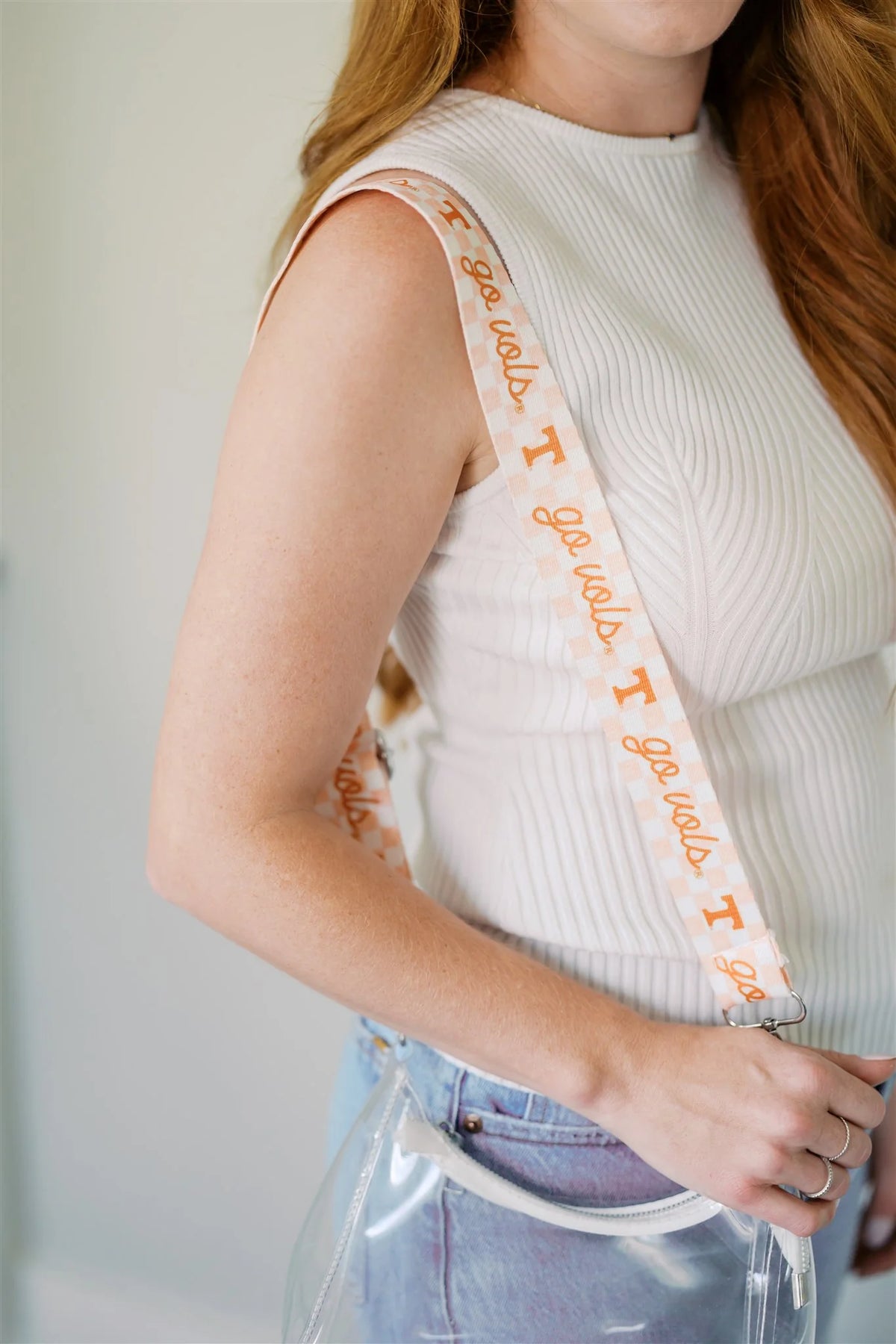 Go Vols Clear Stadium Bag with Strap Tennessee Vols Gameday