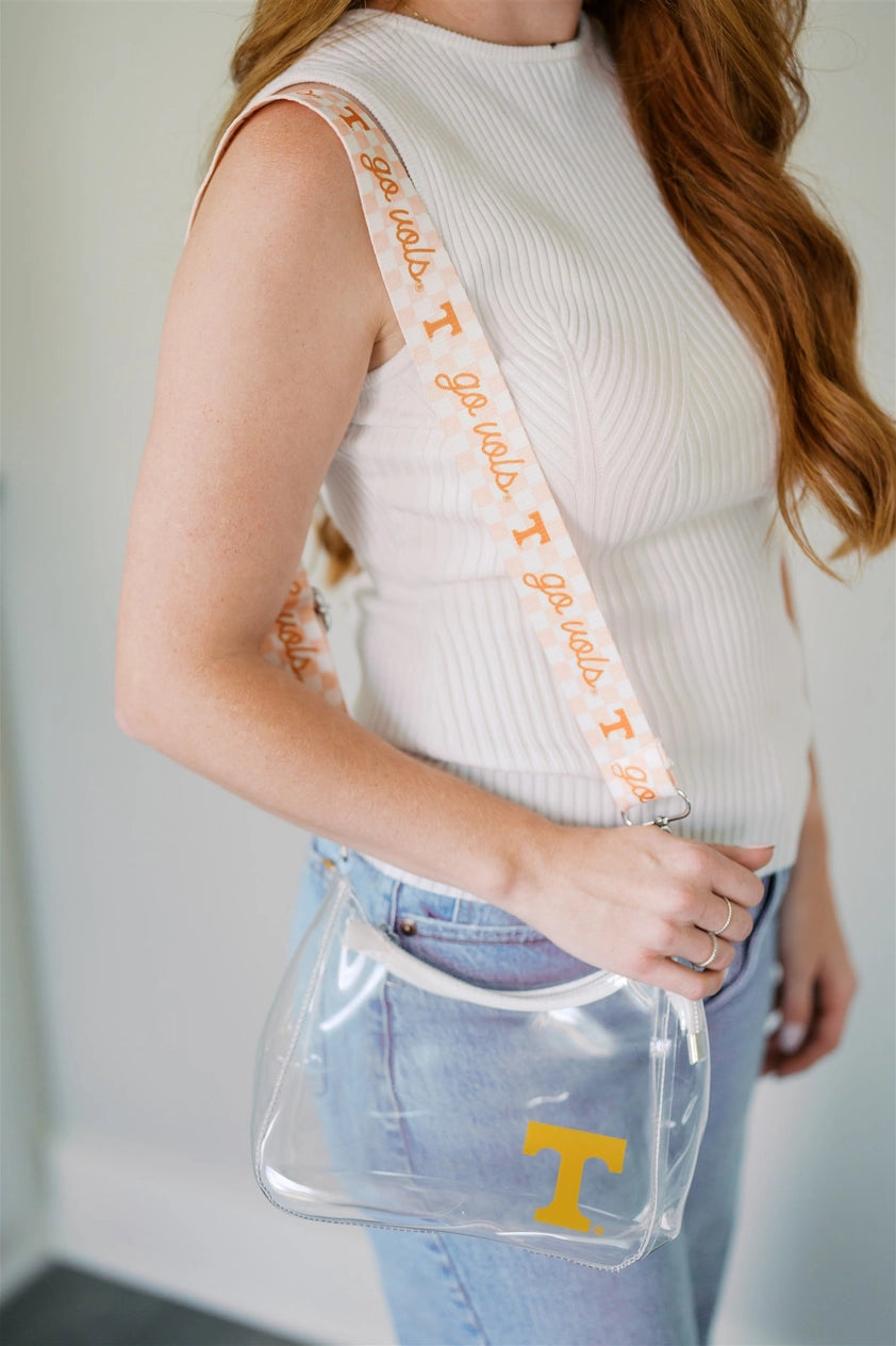 Go Vols Clear Stadium Bag with Strap Tennessee Vols Gameday