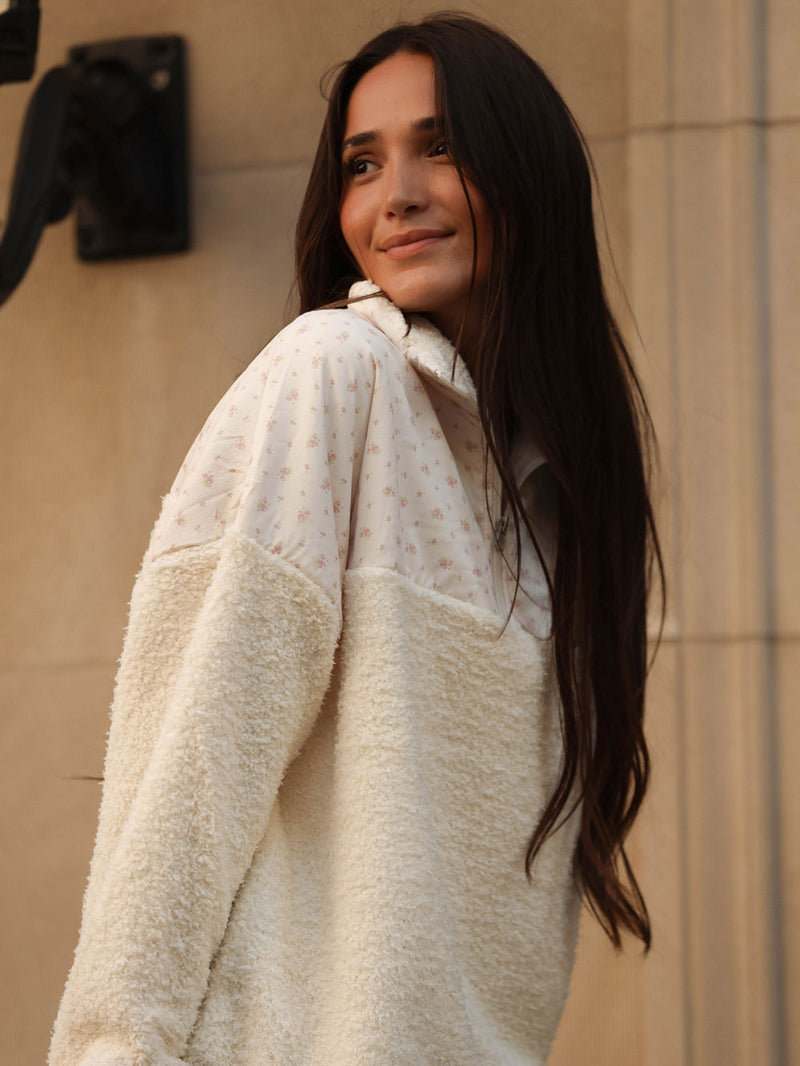 Happy Camp3r Garden Confetti Aria Henley Cream