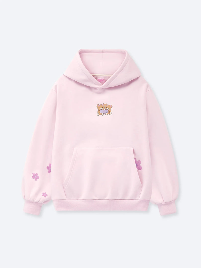 Happy Camp3r Let's Read Together Hoodie Pastel Purple