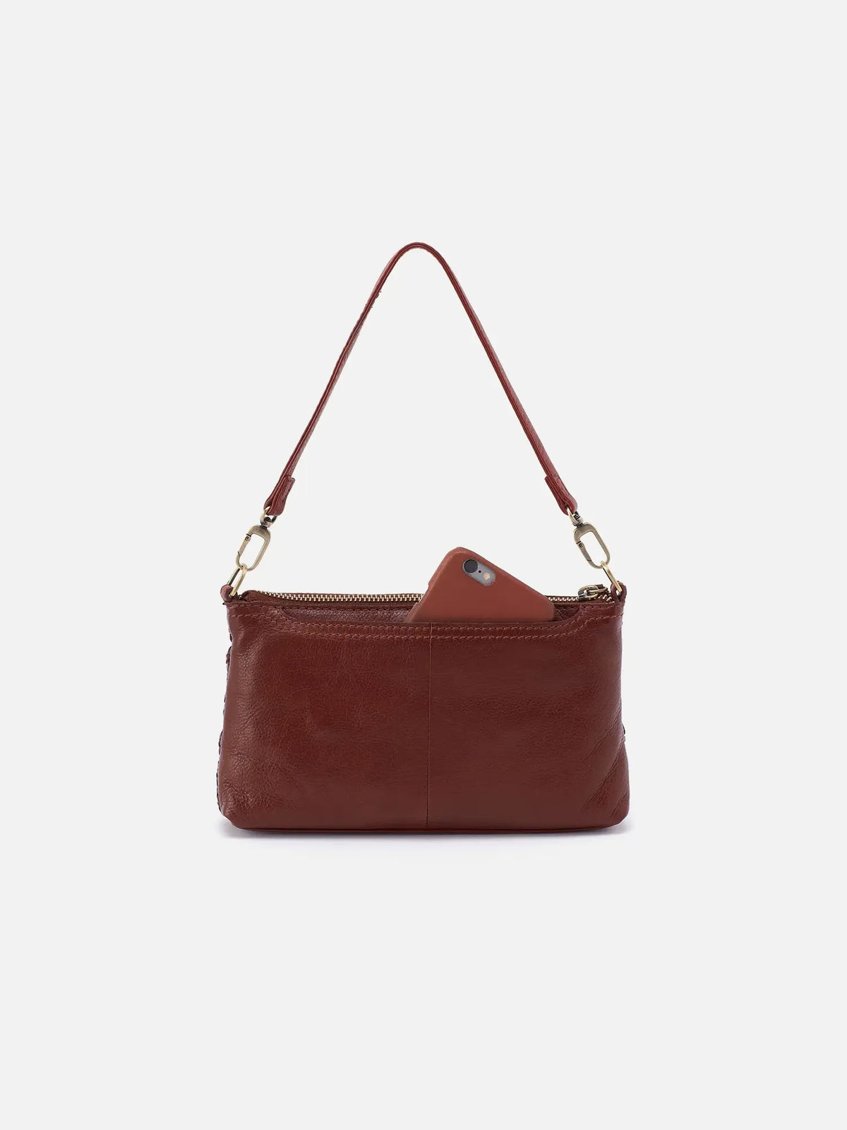 HOBO Darcy Woven Crossbody Chesnut