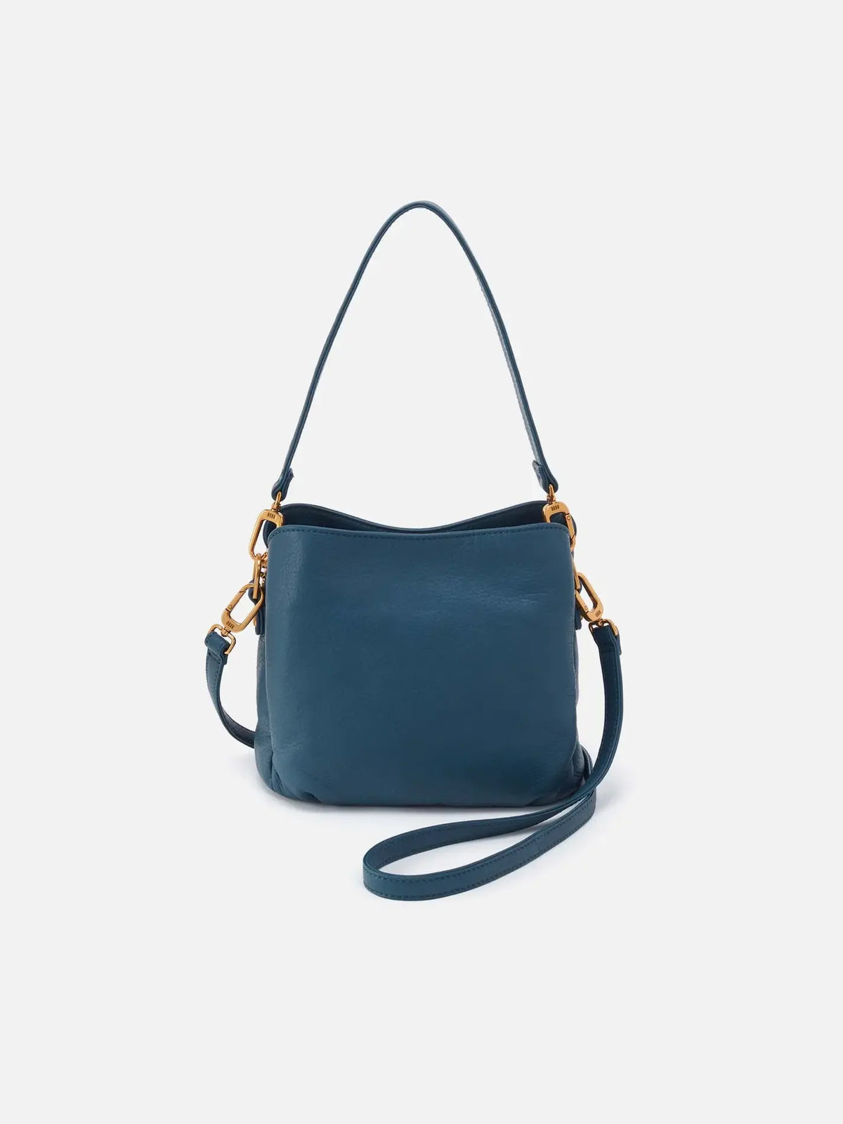 HOBO Starr Convertible Shoulder Bag Pebbled Leather Peacock Feather