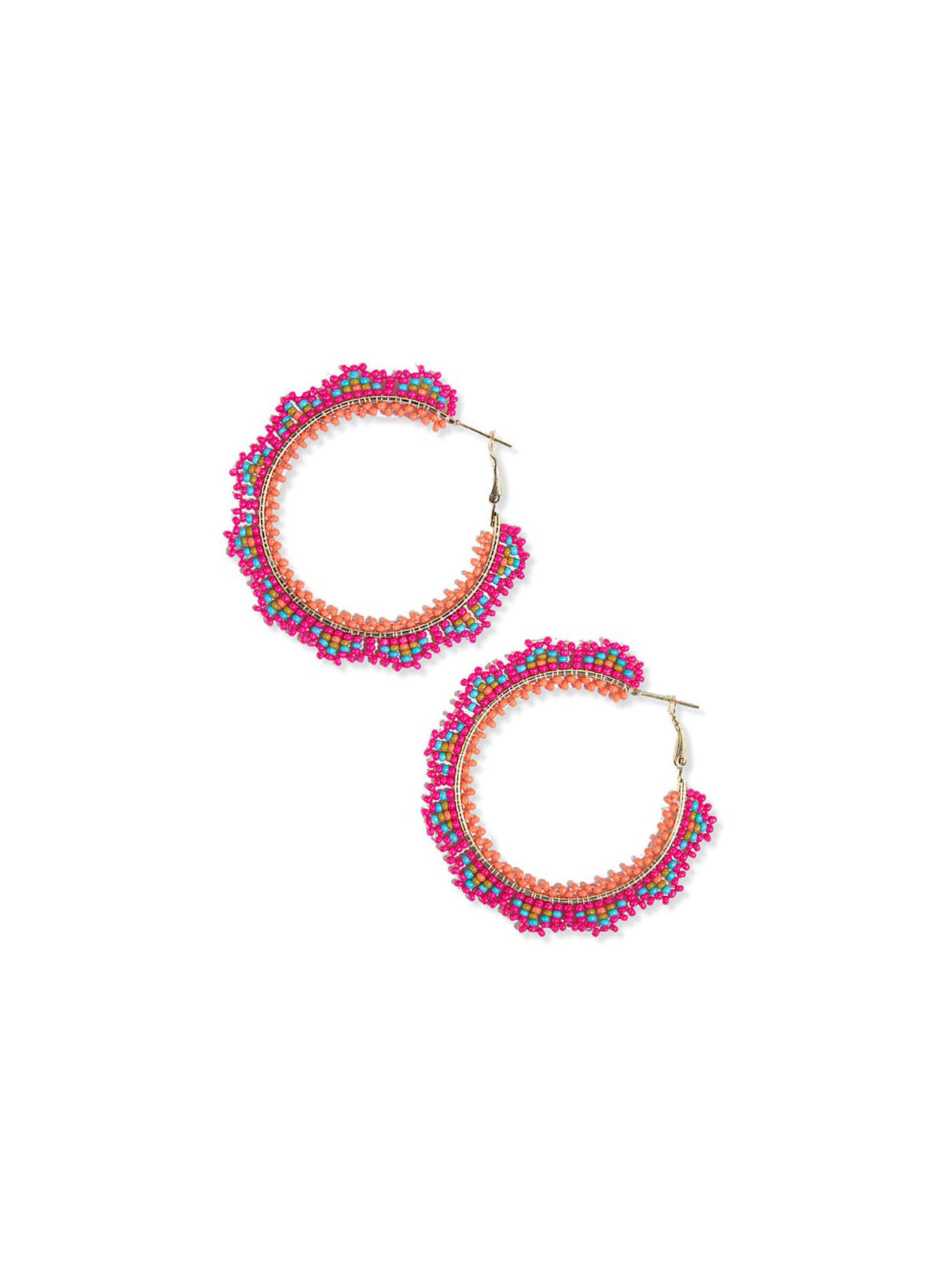 Crochet Hoop Earrings