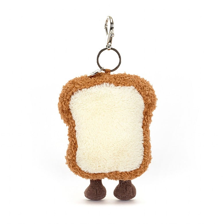Jellycat Amuseable Toast Bag Charm - back view