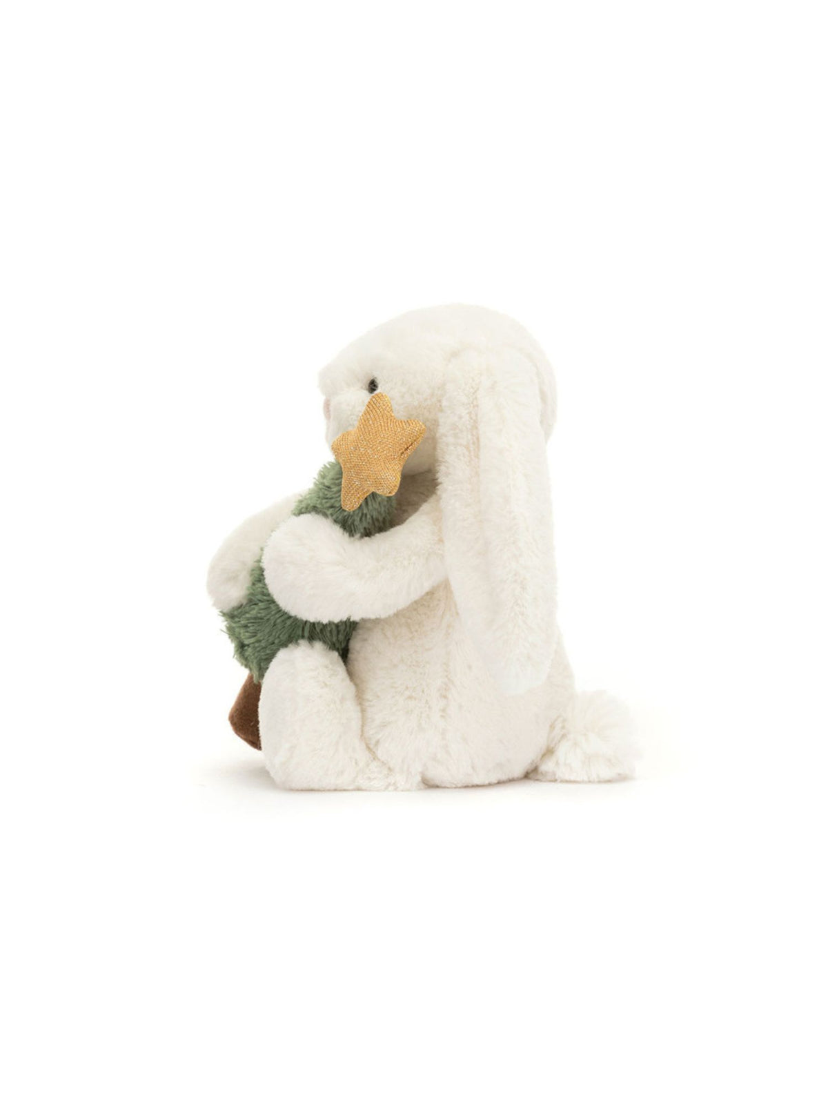 Jellycat Bashful Bunny with Christmas Tree