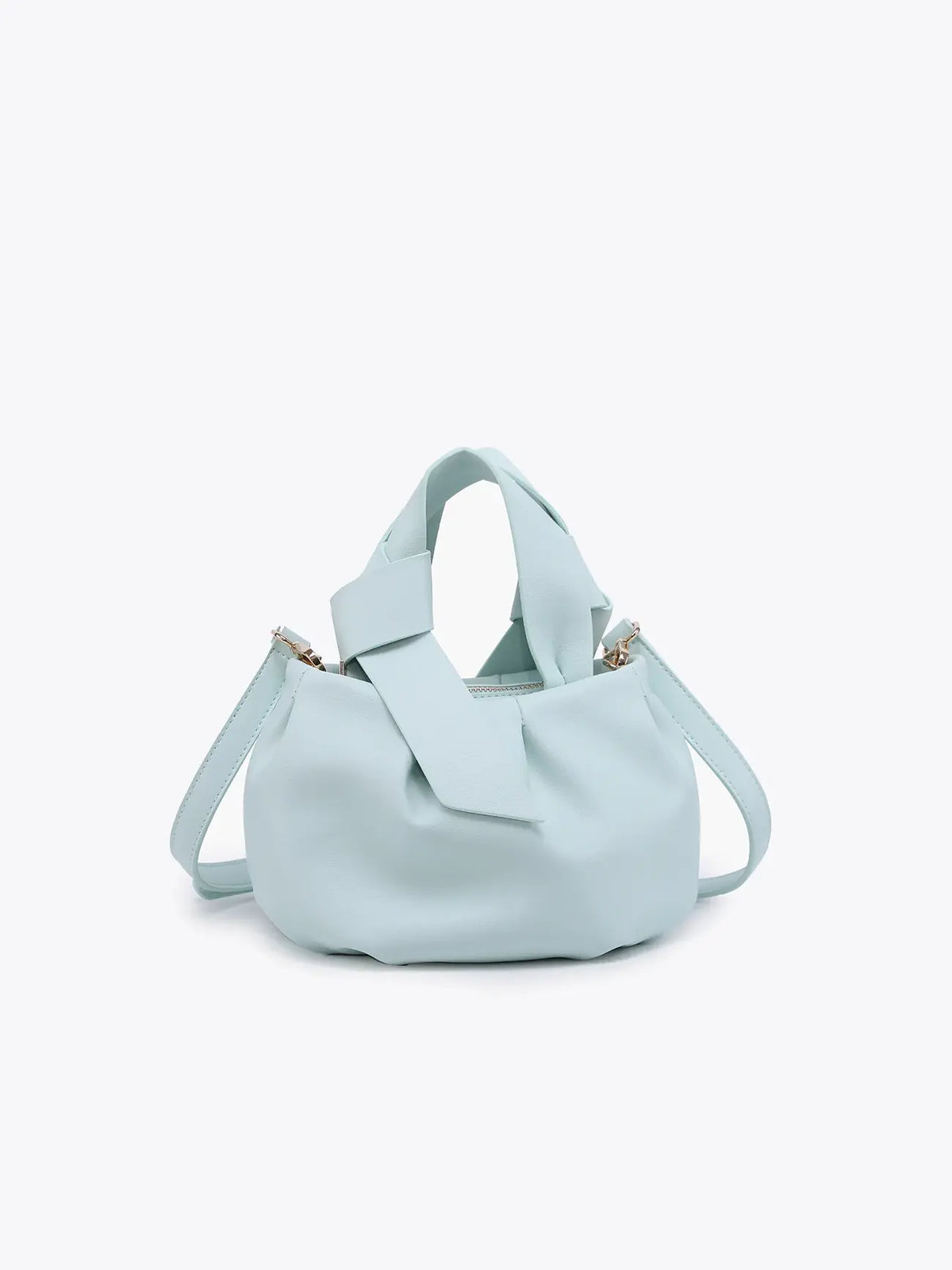 Jen & Co. Beck Vegan Leather Bucket Bag Pale Mint