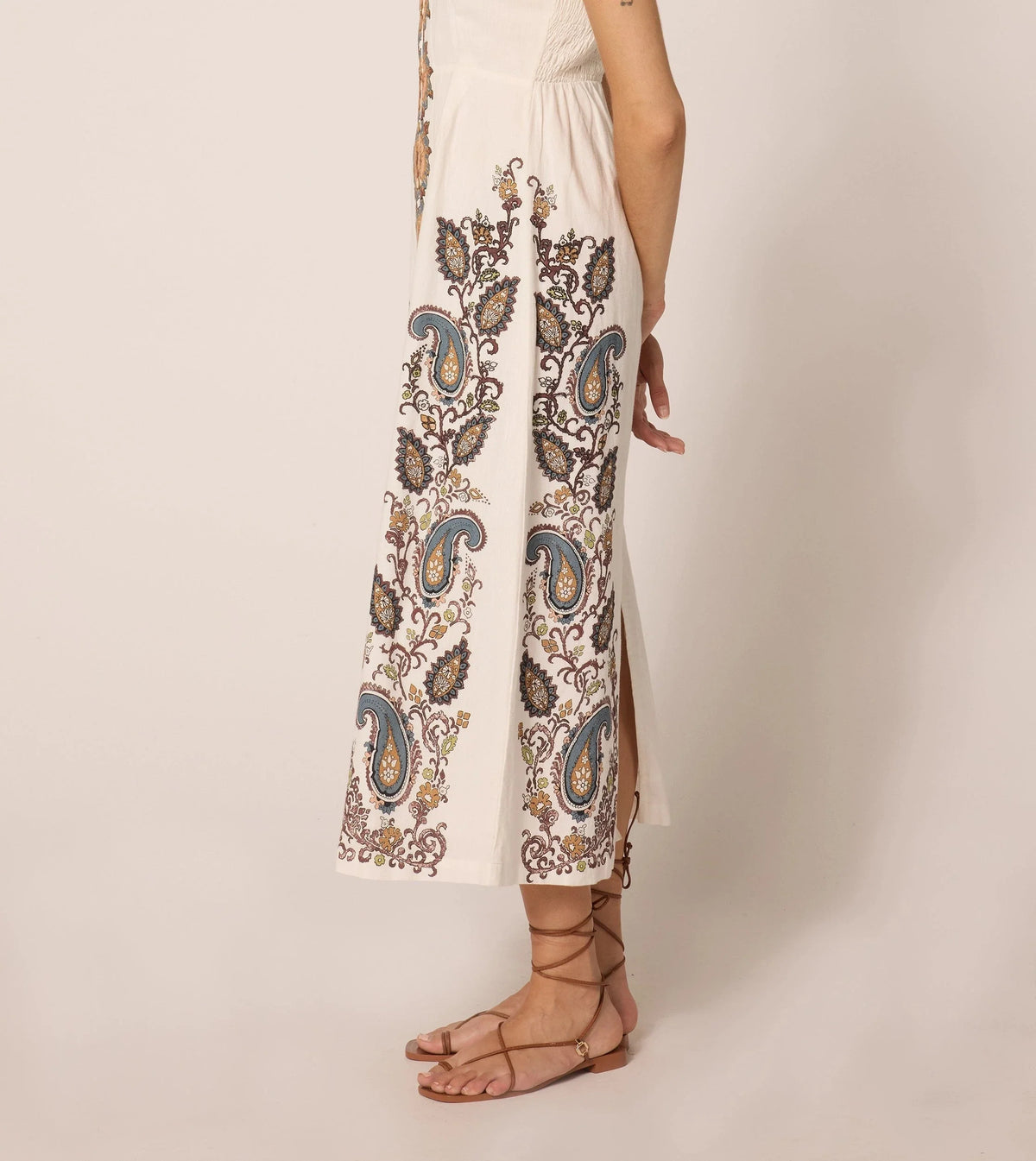 Cleobella Jolene Ankle Dress in veneto paisley