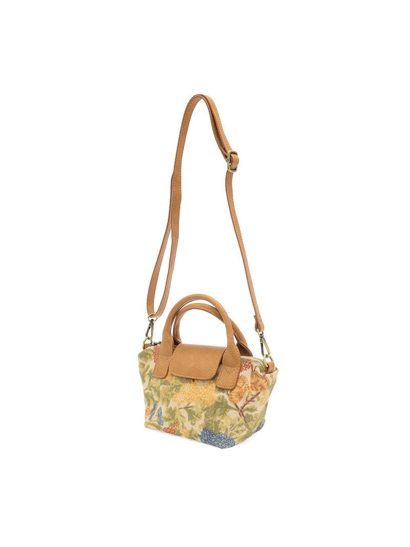 Joy Susan Abilene Canvas Mini Tote Crossbody Botanical Floral
