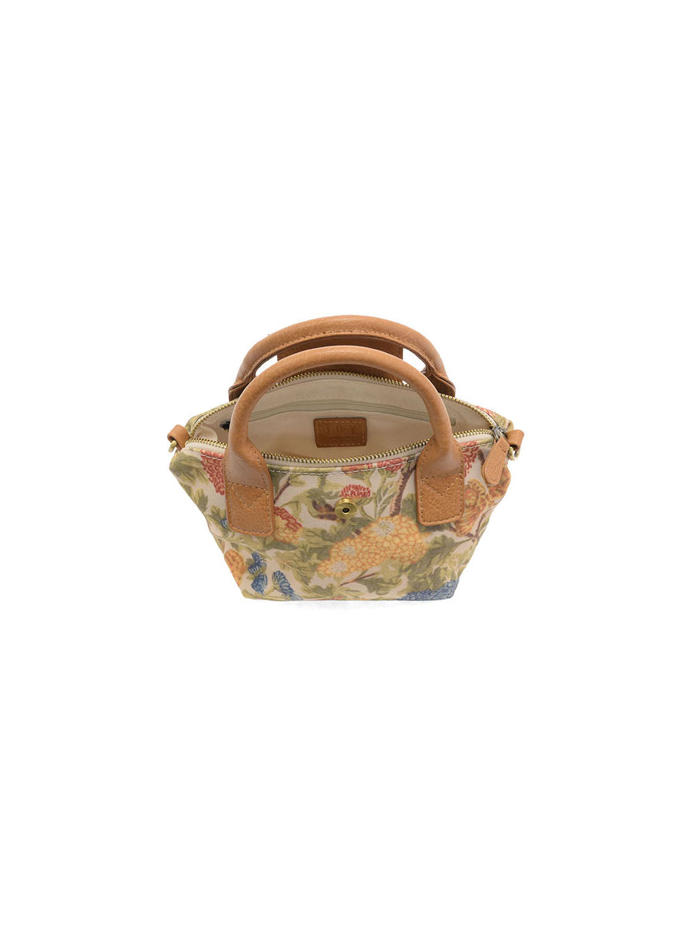 Joy Susan Abilene Canvas Mini Tote Crossbody Botanical Floral