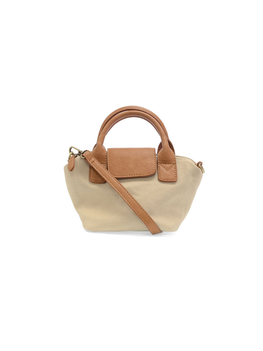 Joy Susan Abilene Canvas Mini Tote Crossbody Natural
