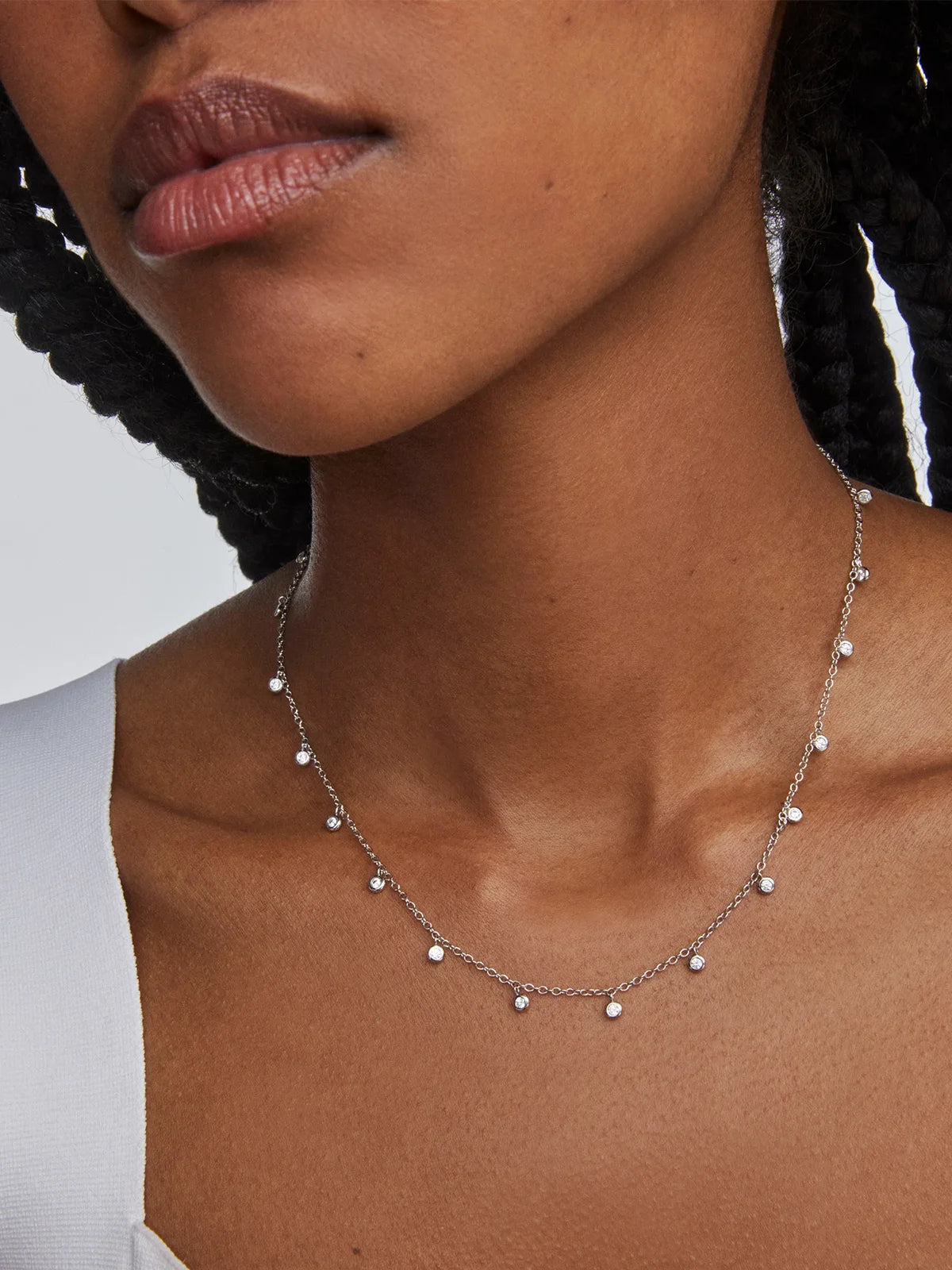 Kendra Scott Amelia Chain Necklace in Silver