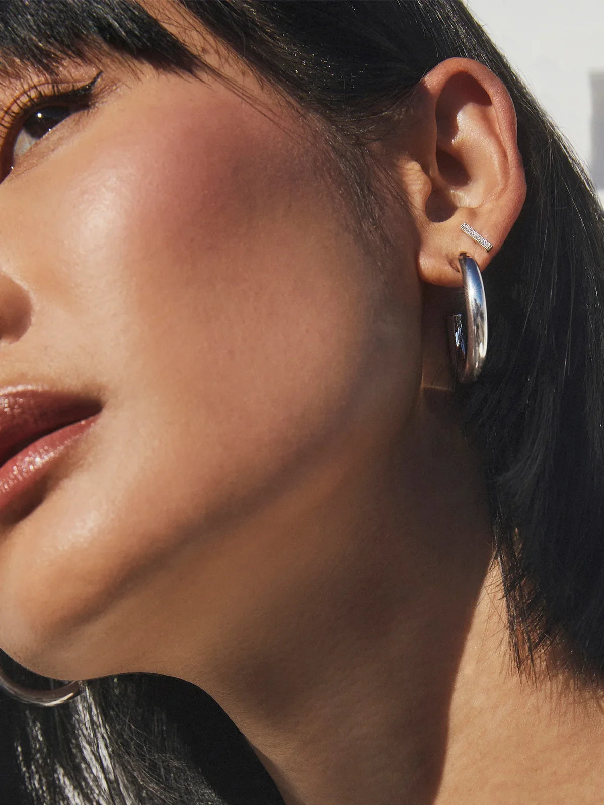 Kendra Scott Colette Silver Hoop Earrings