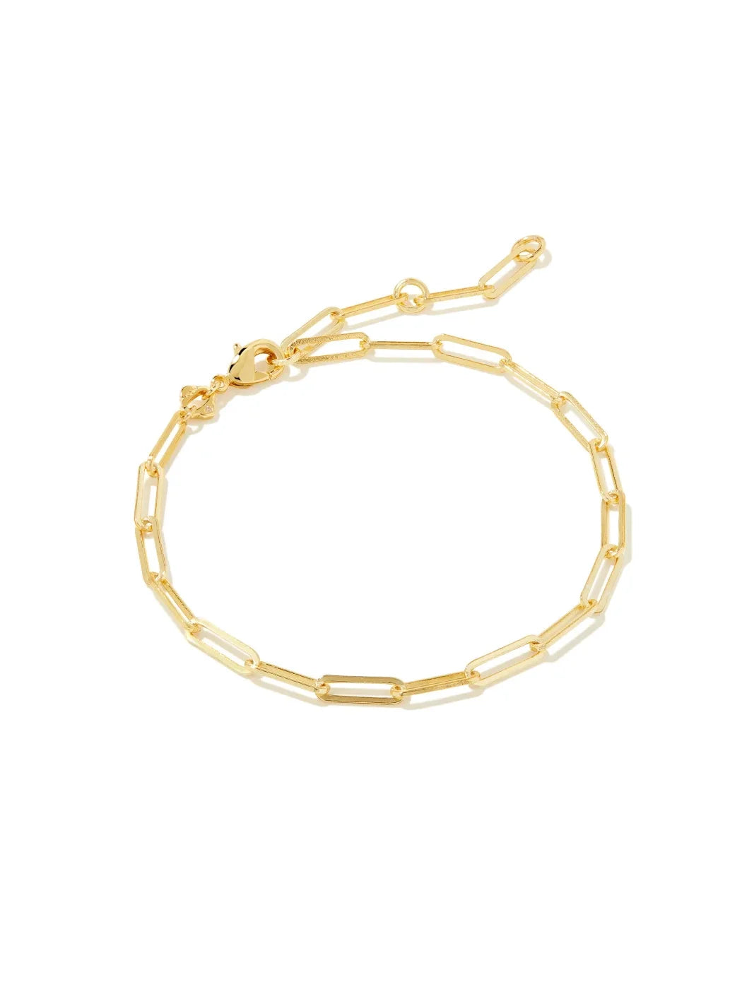 Kendra Scott Courtney Gold Paperclip Bracelet