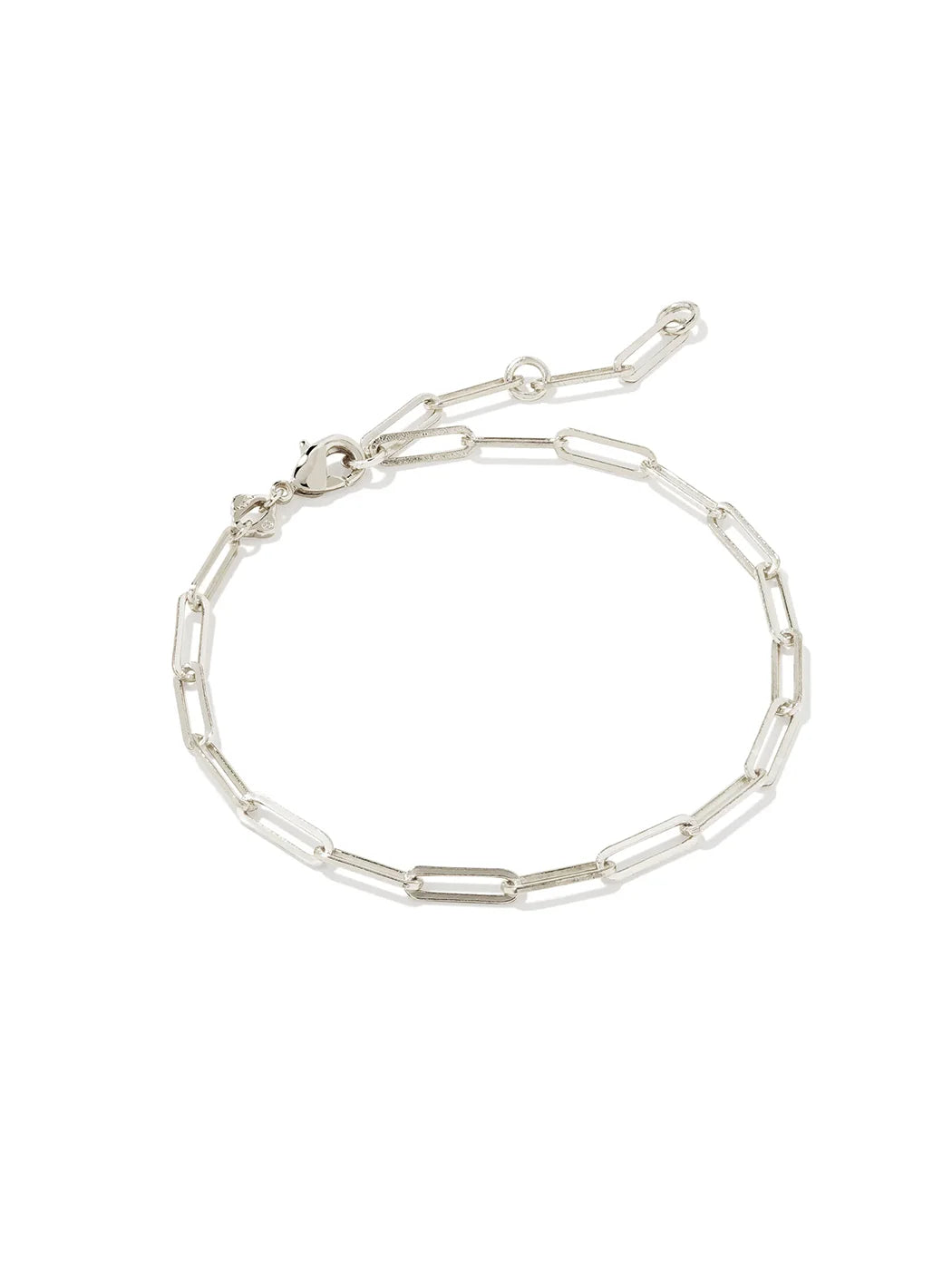 Kendra Scott Courtney Silver Paperclip Bracelet