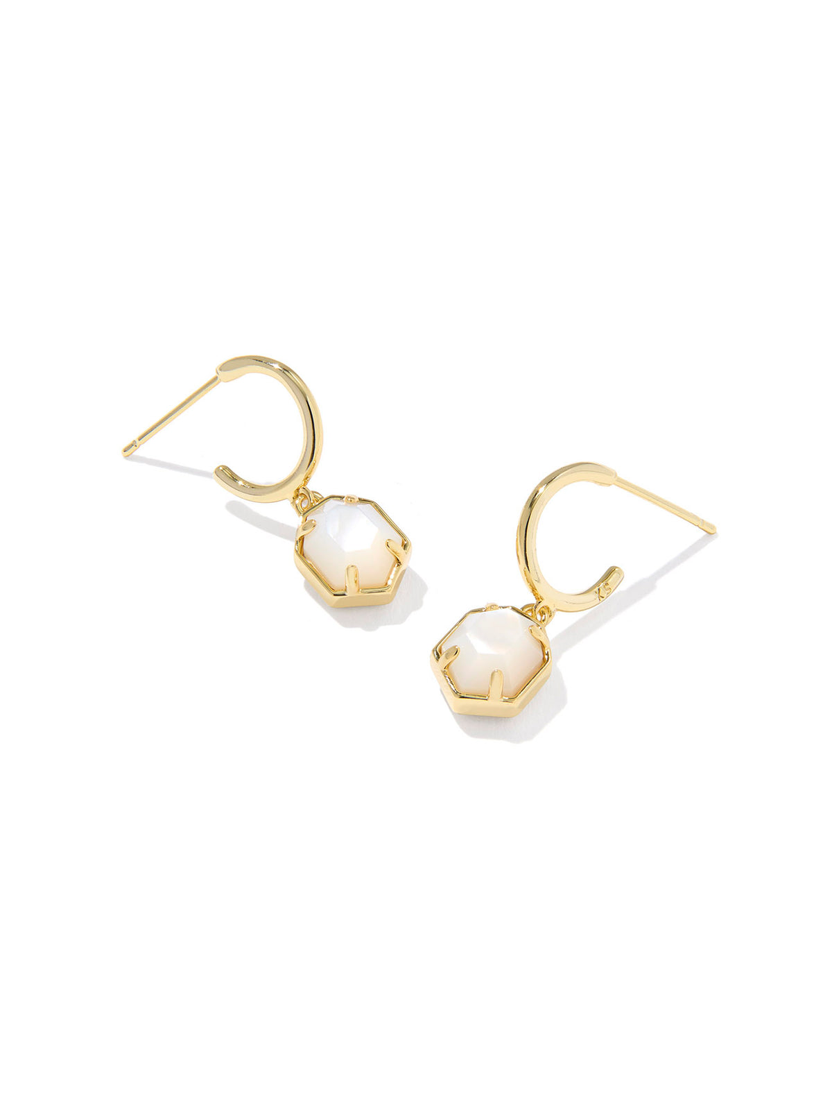 Kendra Scott Tomon Gold Huggie Earrings